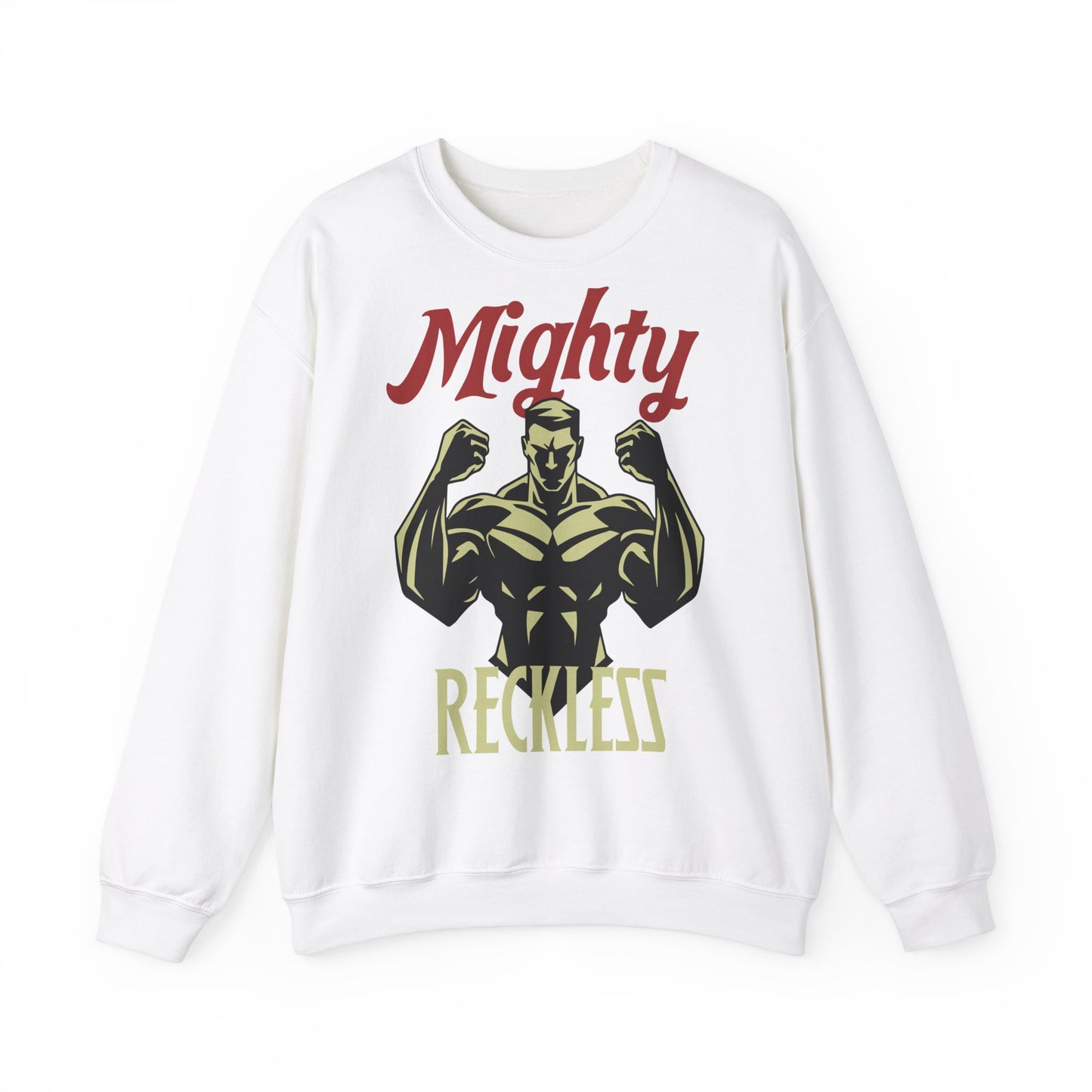 Mighty Stronger Unisex Heavy Blend™ Crewneck Sweatshirt - Rise to the Challenge
