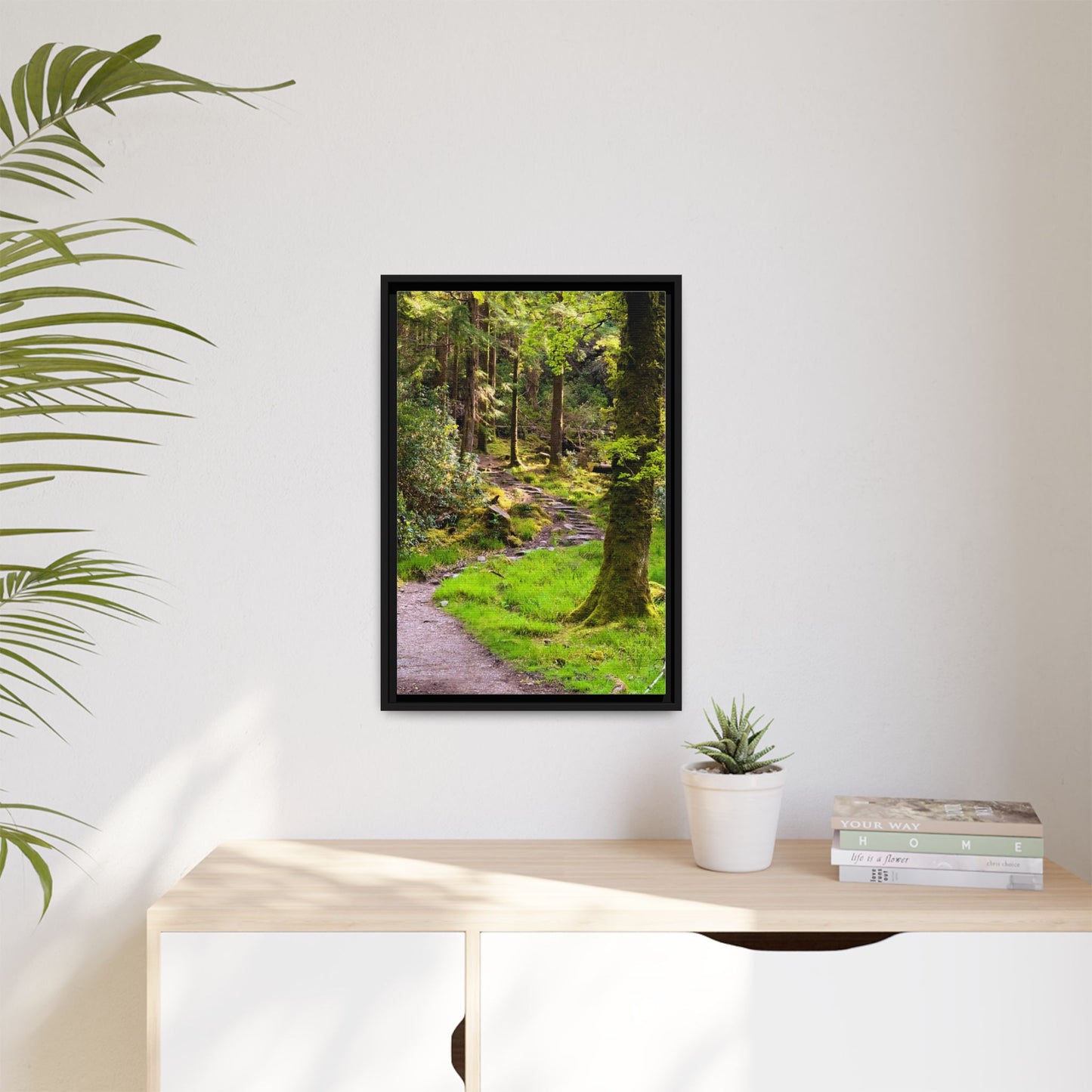Torc Trail Matte Canvas, Framed (Multi-color)
