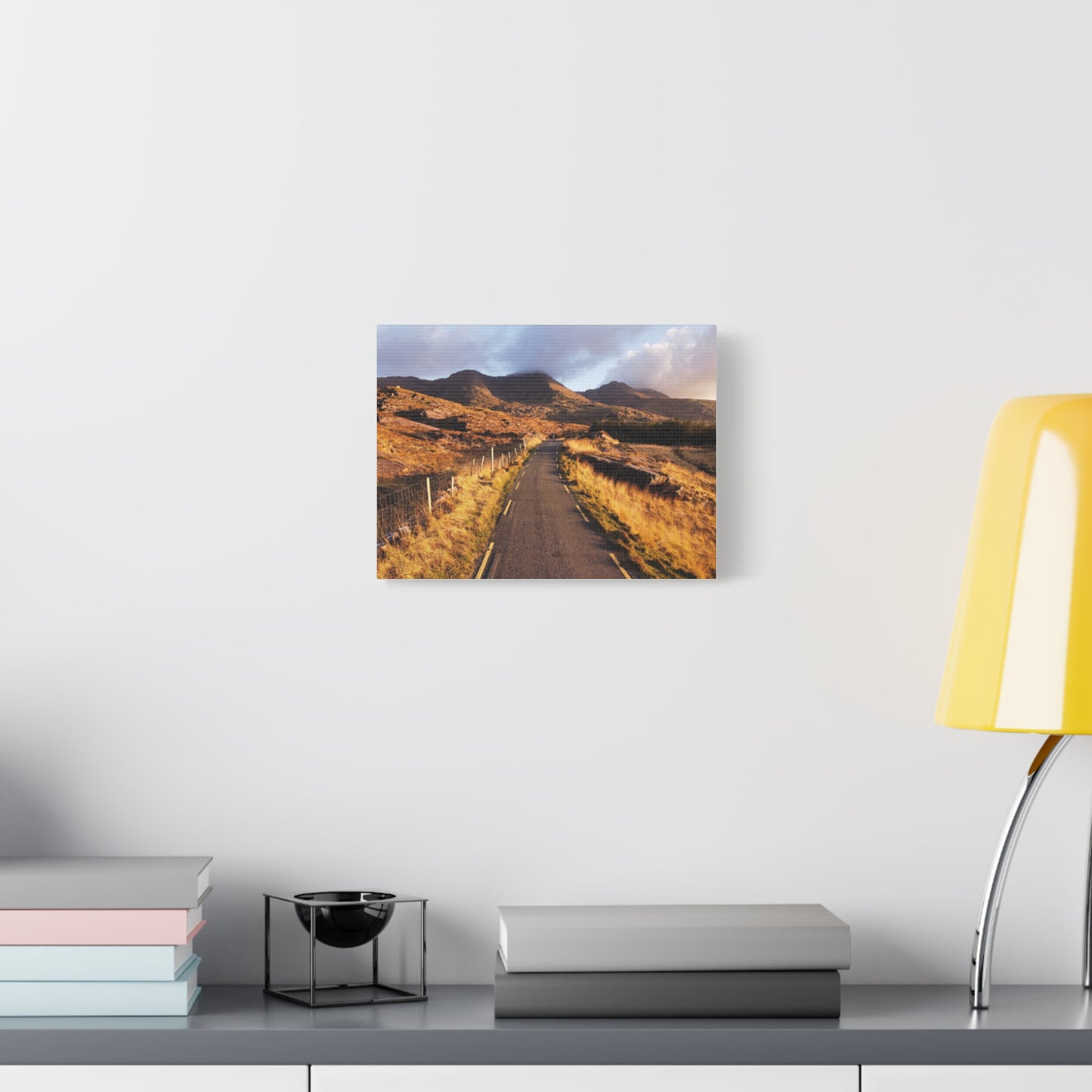 Sunset Road Matte Canvas, Stretched, 1.25"