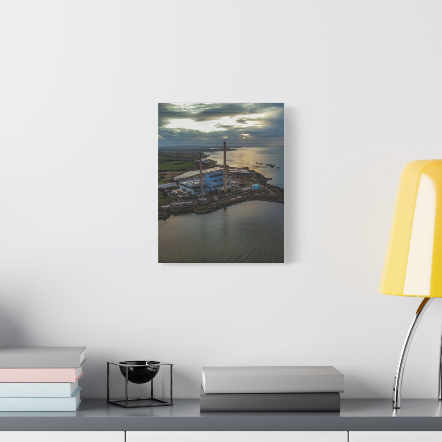 Tarbert Power Station Matte Canvas, Stretched, 1.25"