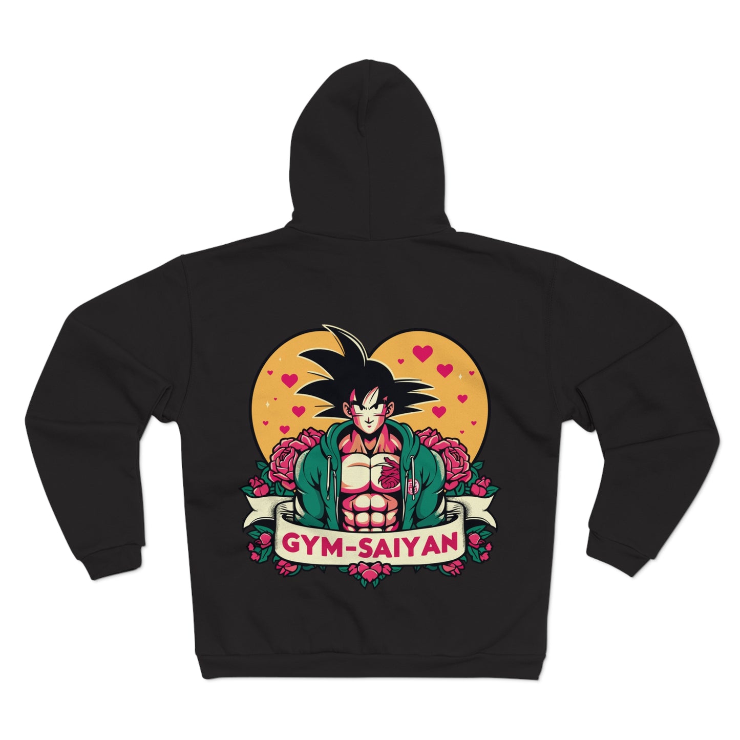 Gym Saiyan Goku Love Unisex Hooded Zip Sweatshirt