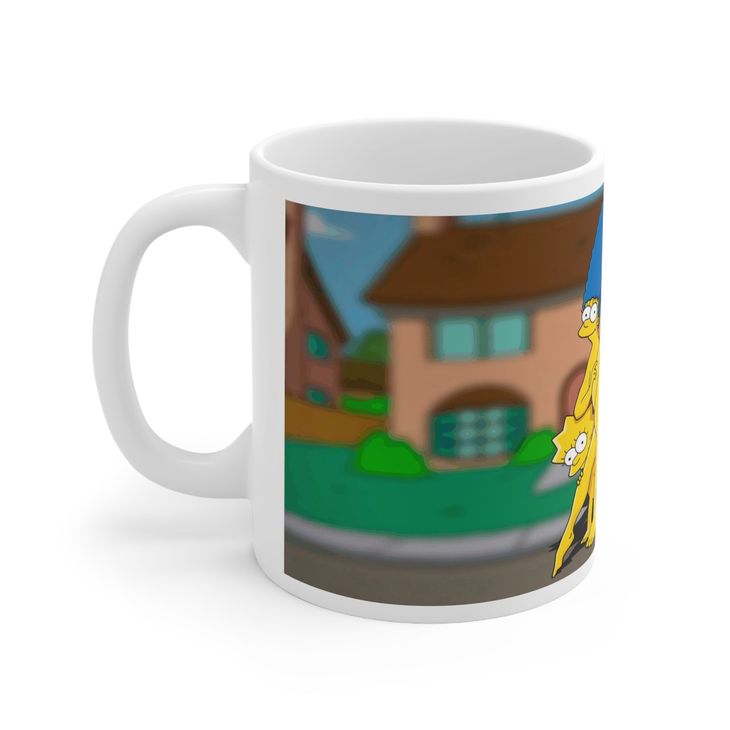 Funny Family Mug - Cartoon Style Coffee Cups, 11oz & 15oz - Unique Gift for Fans