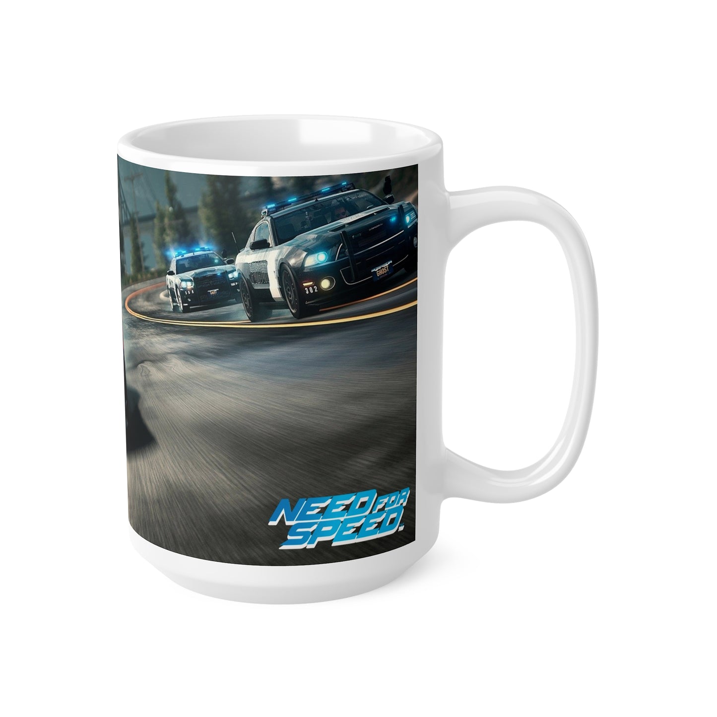 Racing-Themed Ceramic Coffee Cups - Perfect Gift for Car Enthusiasts