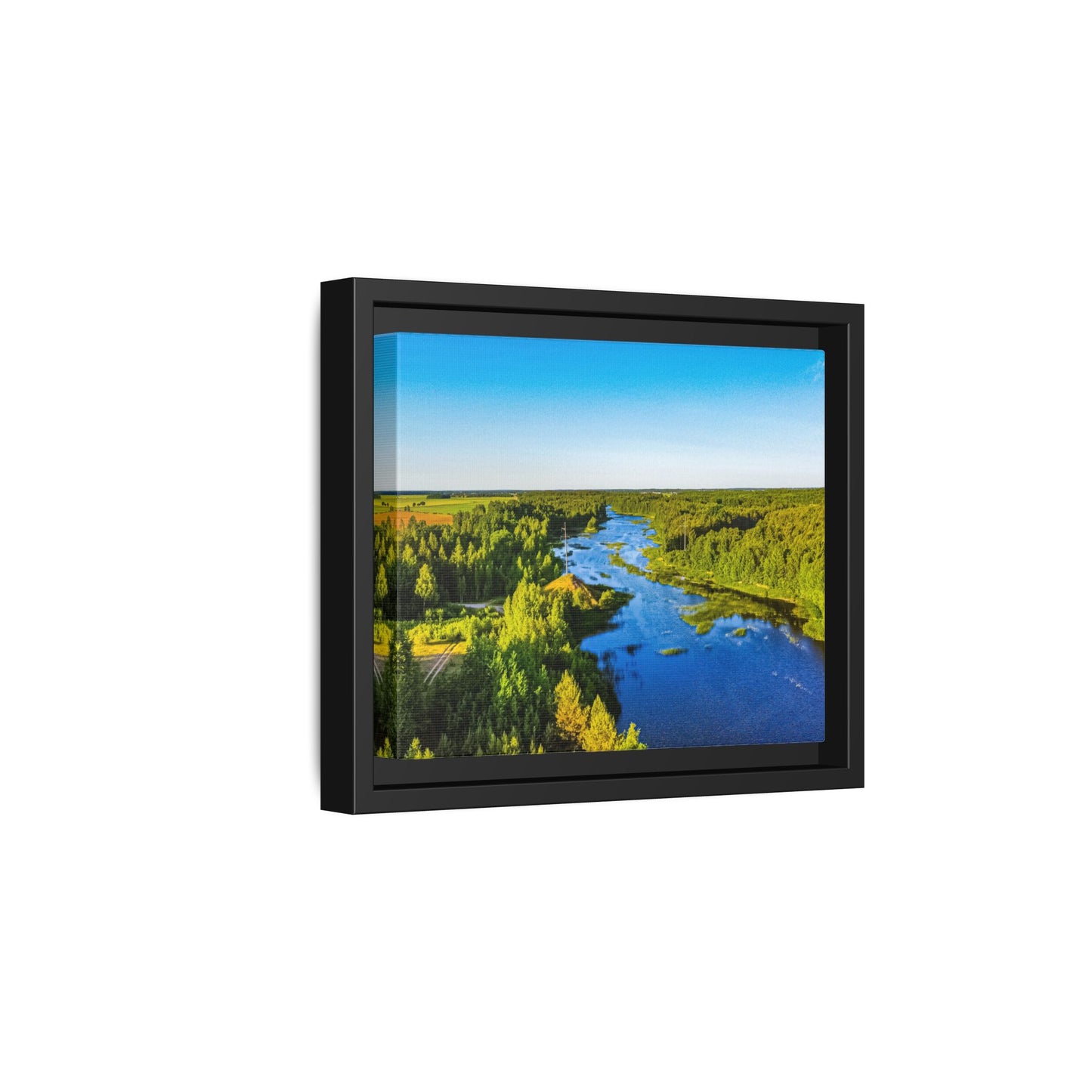 Zagares Lake Matte Canvas, Framed (Multi-color)