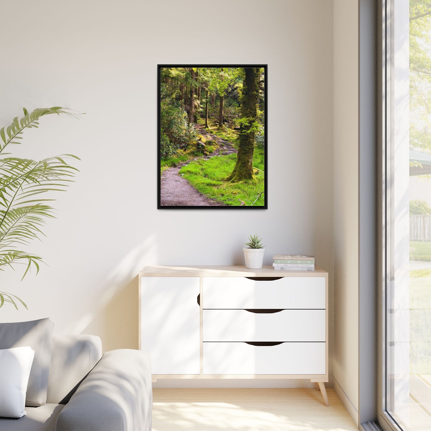 Torc Trail Matte Canvas, Framed (Multi-color)