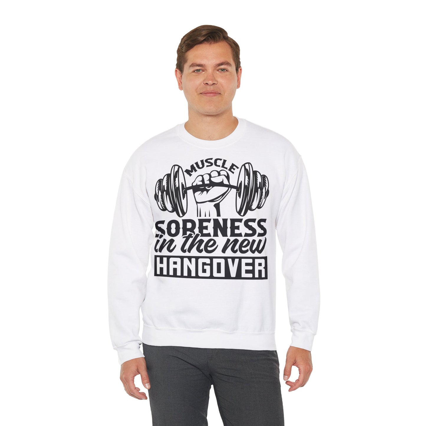 Muscle Soreness Crewneck Sweatshirt - Funny Fitness Gift