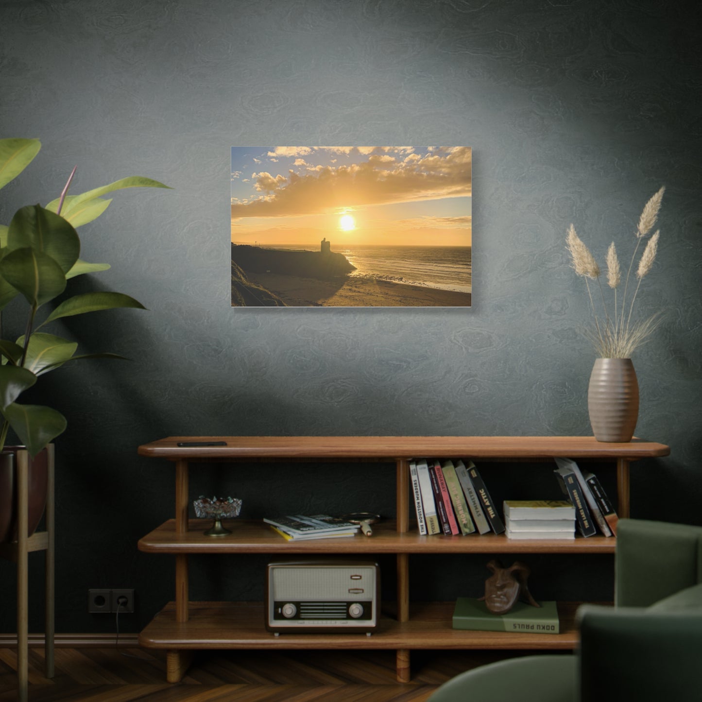 Ballybunion Sunset Castle Matte Canvas, Stretched, 1.25"