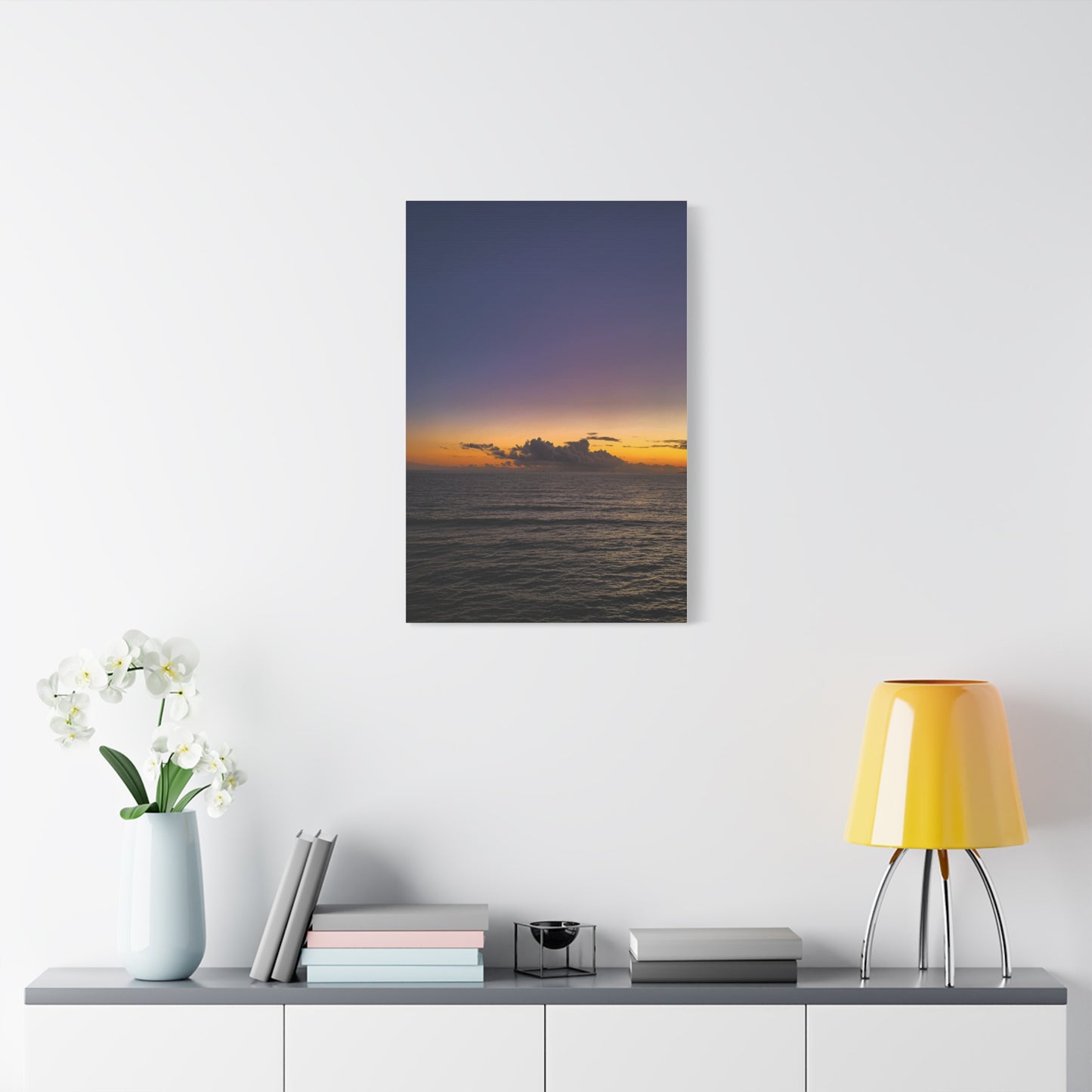 Sunset in Ocean 2 Matte Canvas, Stretched, 1.25"