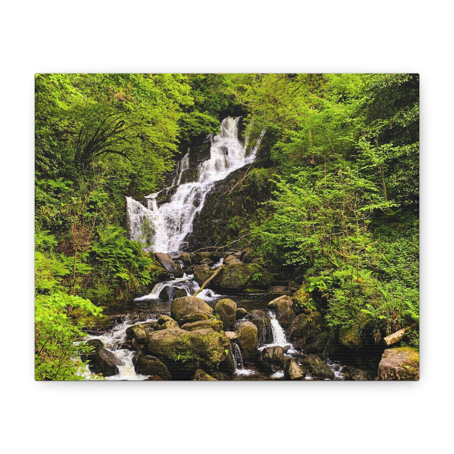 Torc waterfall Matte Canvas, Stretched, 1.25"
