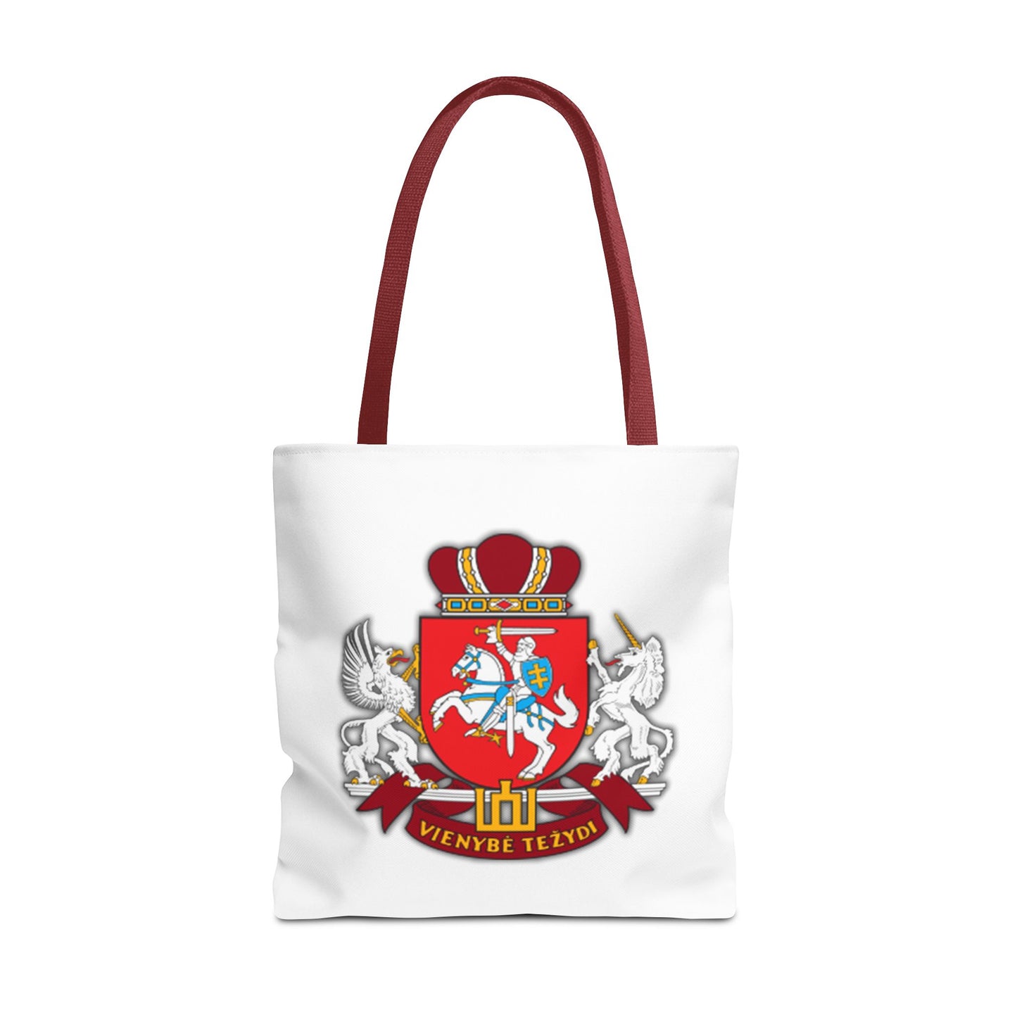 Heraldic Lithuania Crest Tote Bag - Stylish and Reusable for Everyday Use