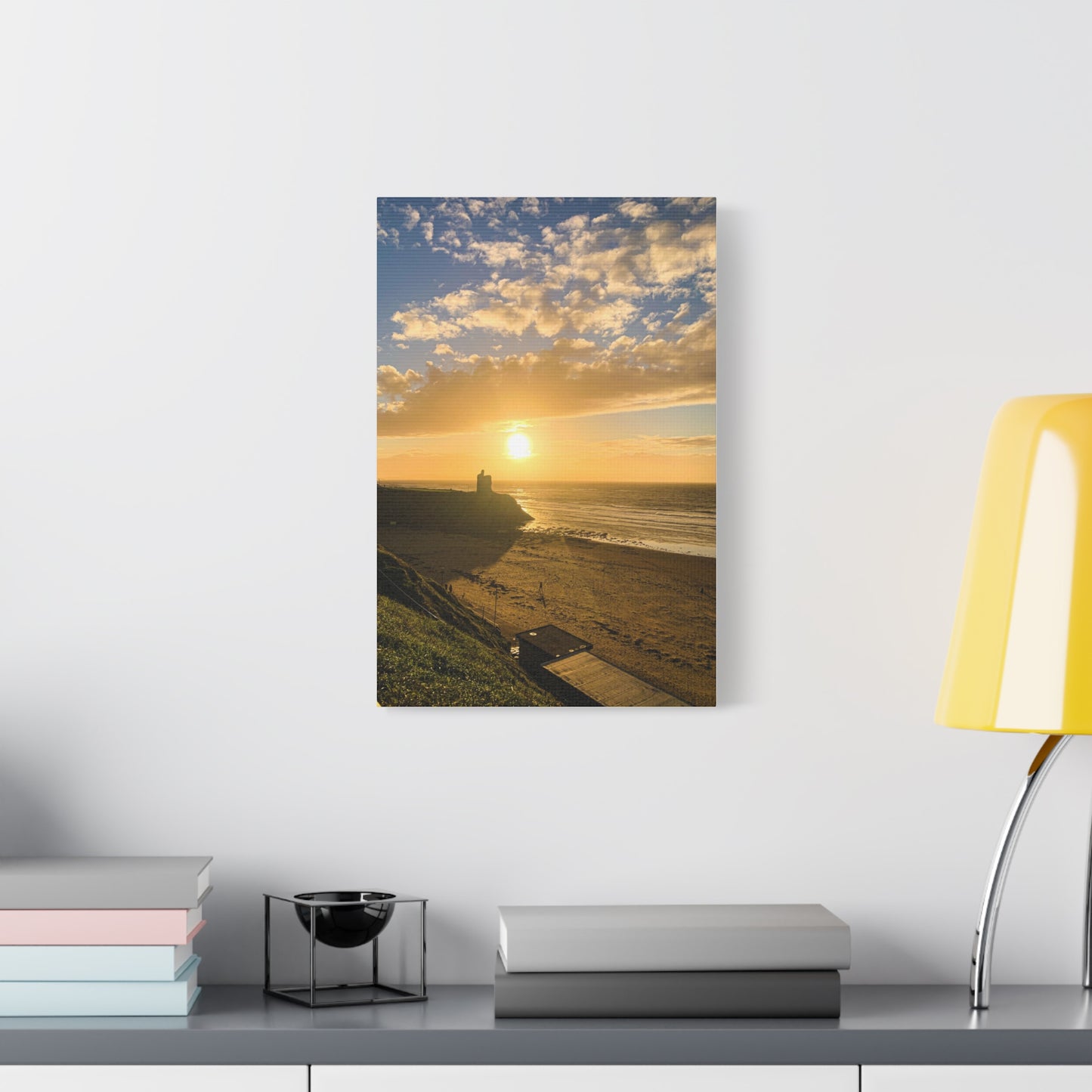 Ballybunion Sunset Castle Matte Canvas, Stretched, 1.25"