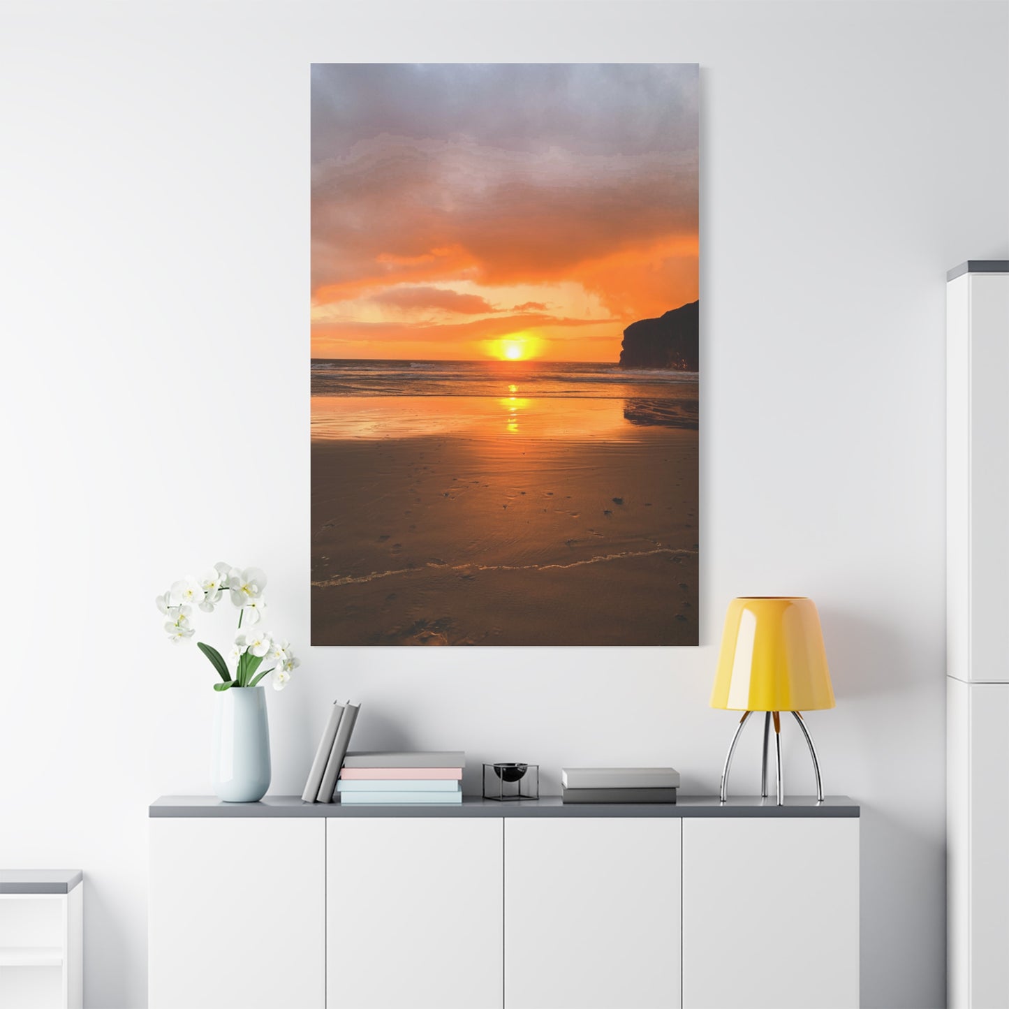 Sunset in Ballybunion Matte Canvas, Stretched, 1.25"