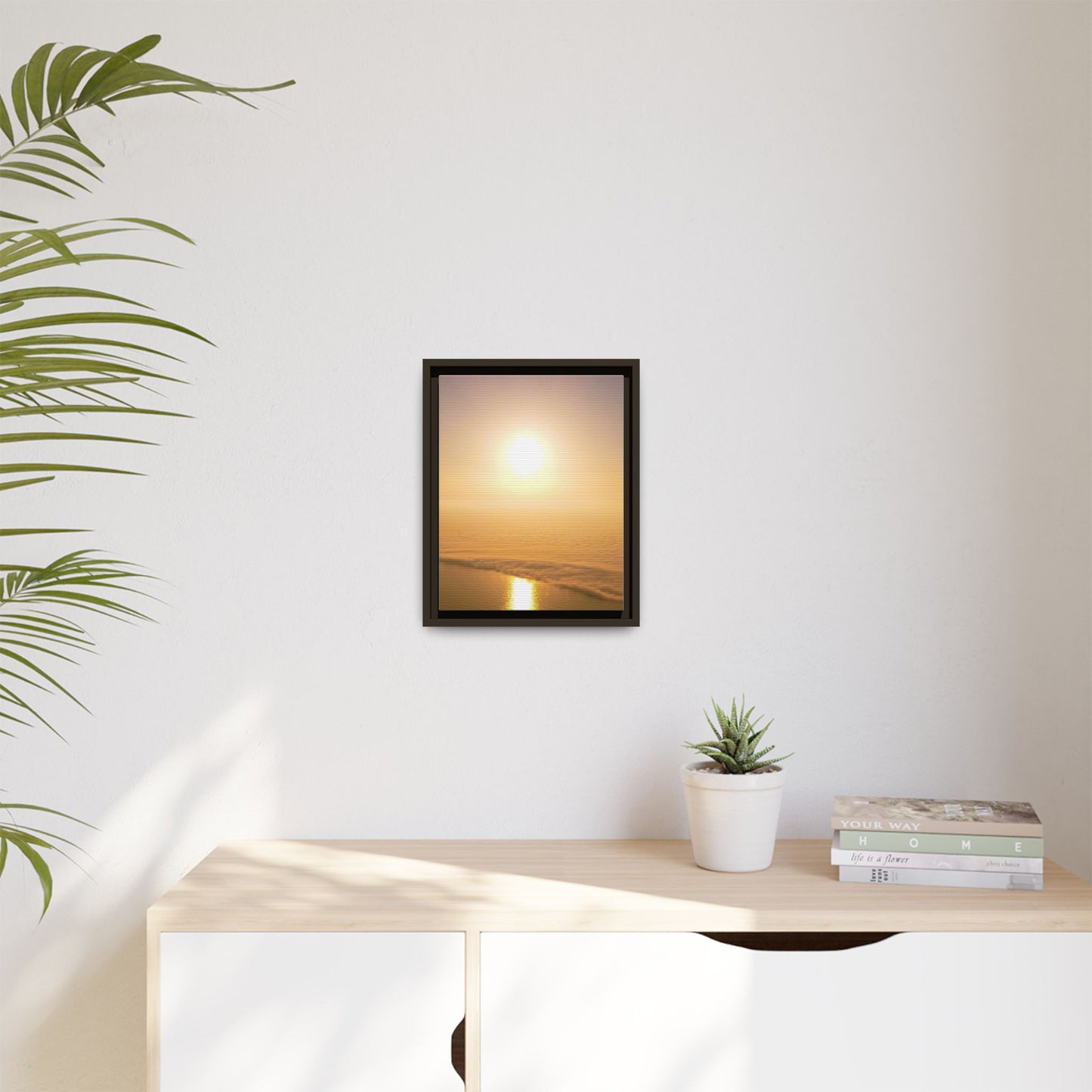 Sunset on Mount Brandon Matte Canvas, Framed (Multi-color)