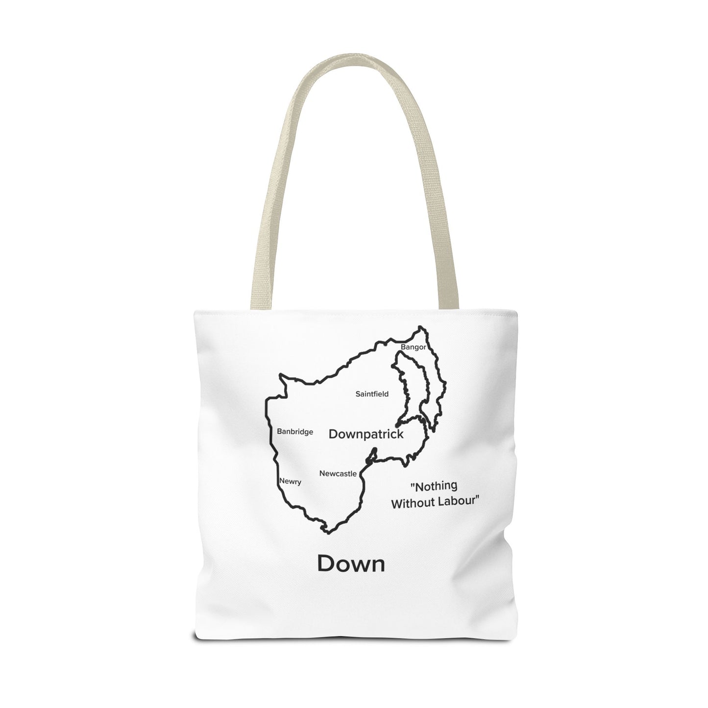 Down Tote Bag White Edition