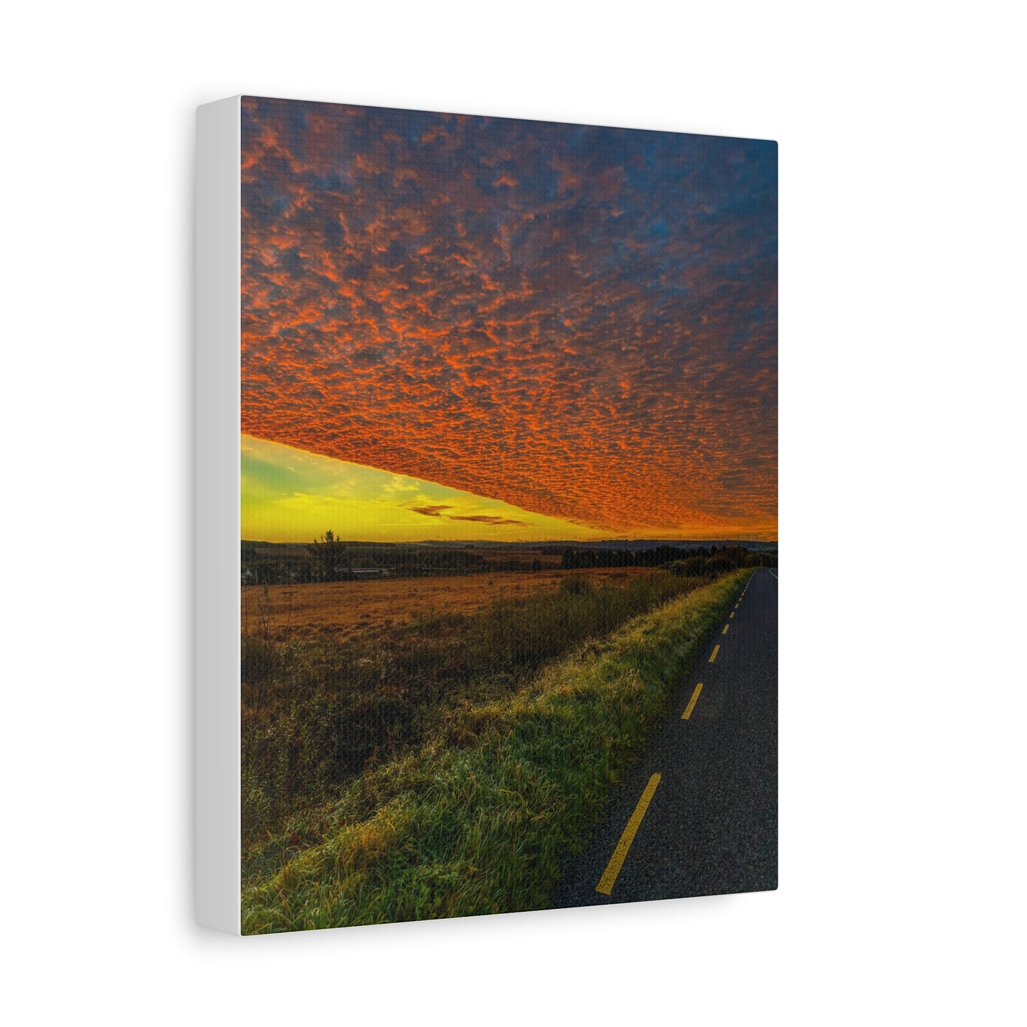 Cloudy Sunset Matte Canvas, Stretched, 1.25"