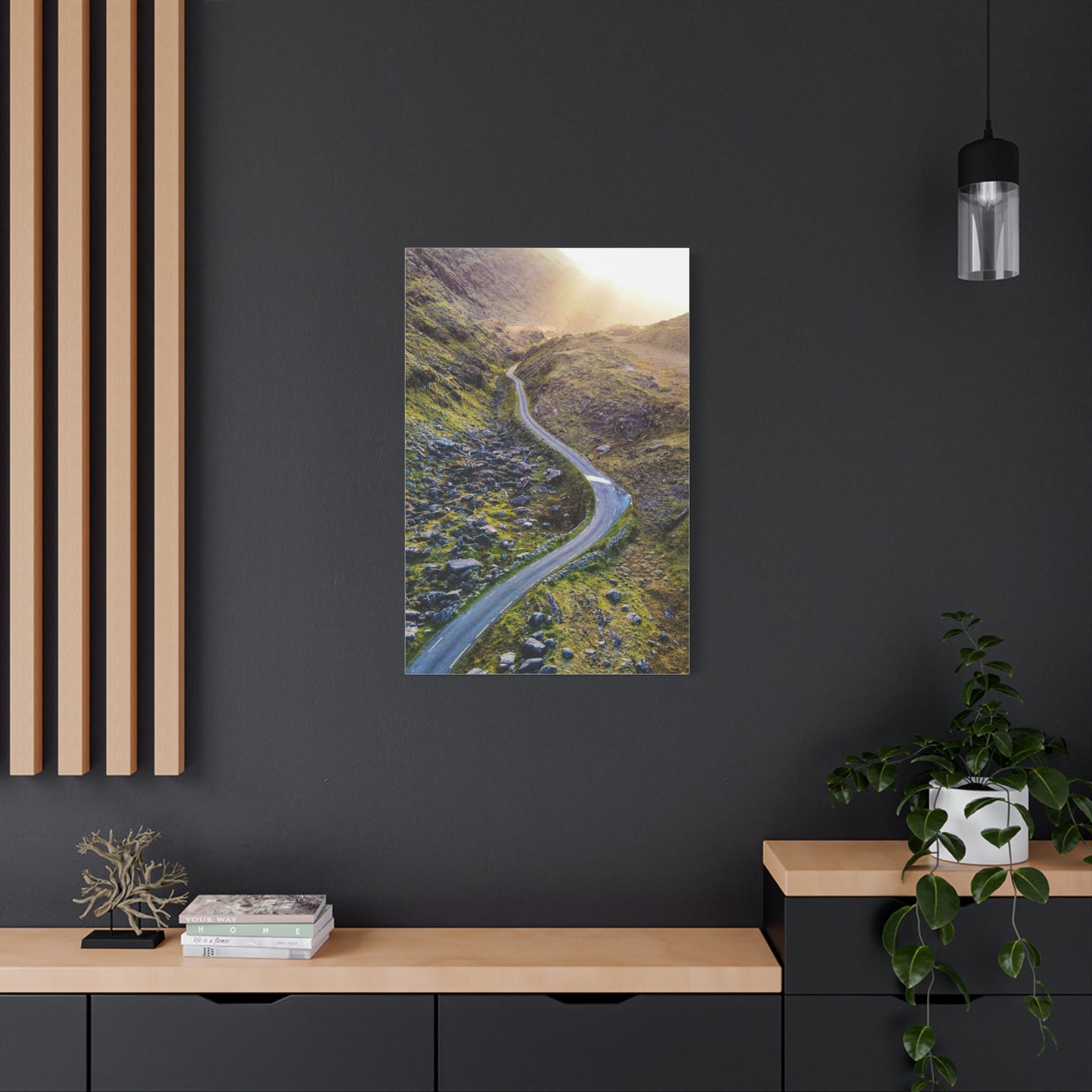 Valley Road Matte Canvas, Stretched, 1.25"