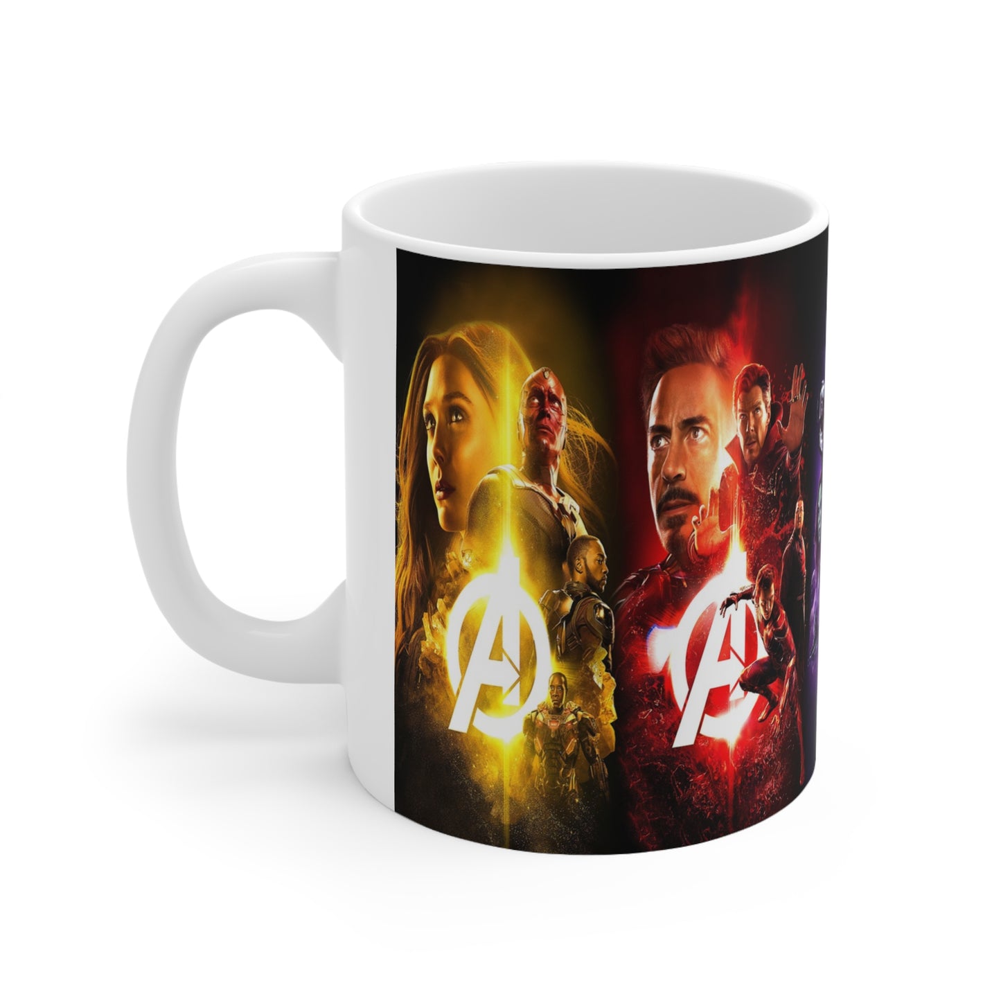 Avengers Ceramic Coffee Cups - 11oz & 15oz - Heroic Superhero Mugs for Fans