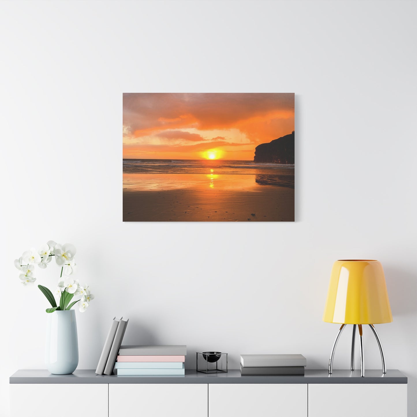 Sunset in Ballybunion Matte Canvas, Stretched, 1.25"
