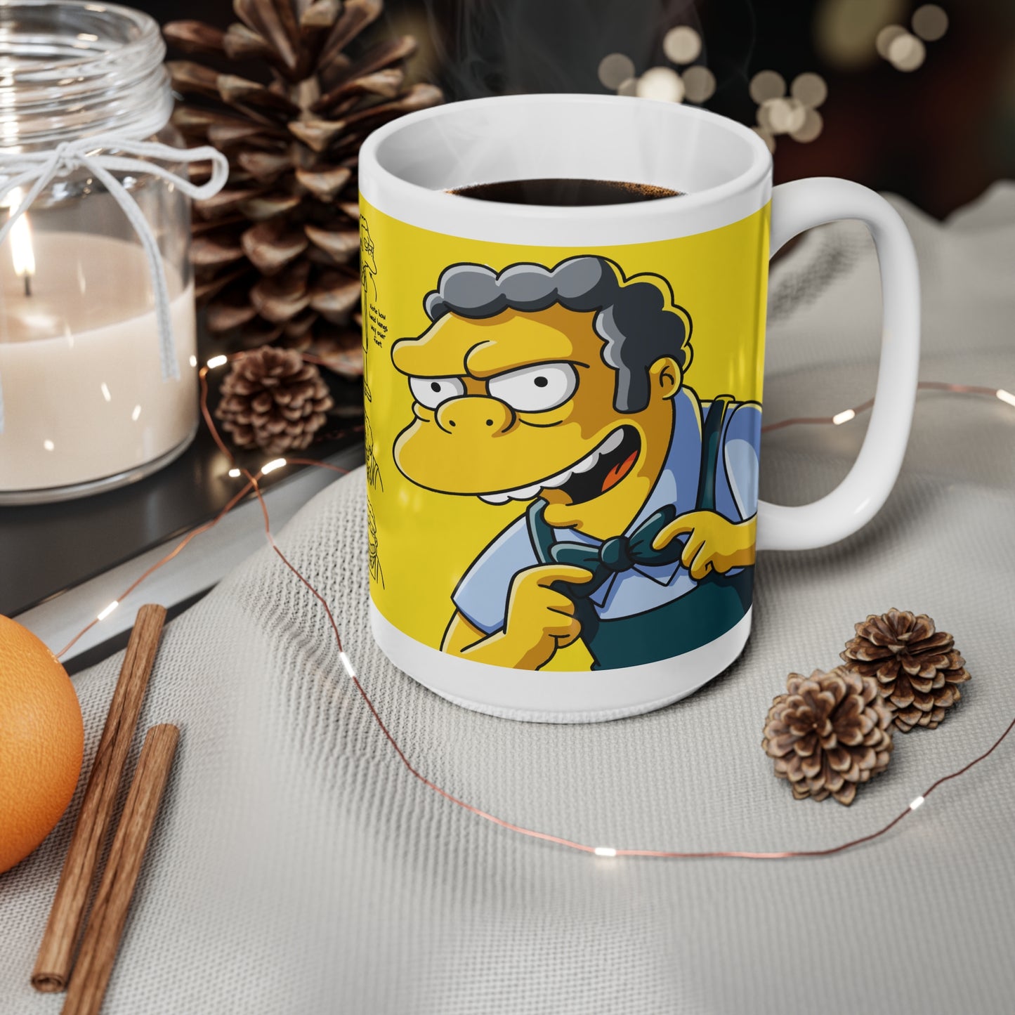 Funny Character Design Ceramic Coffee Mug - 11oz & 15oz