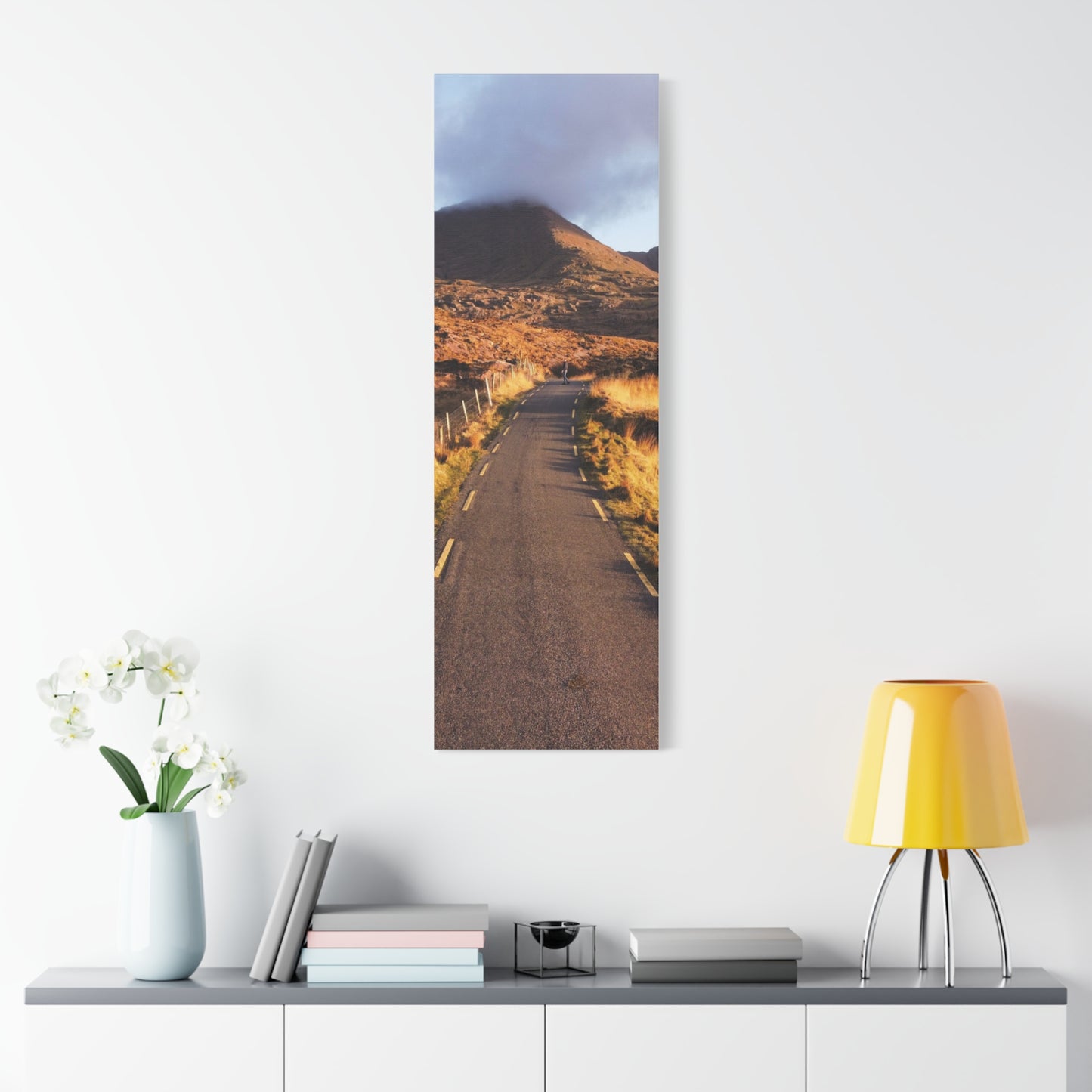 Sunset Road Matte Canvas, Stretched, 1.25"