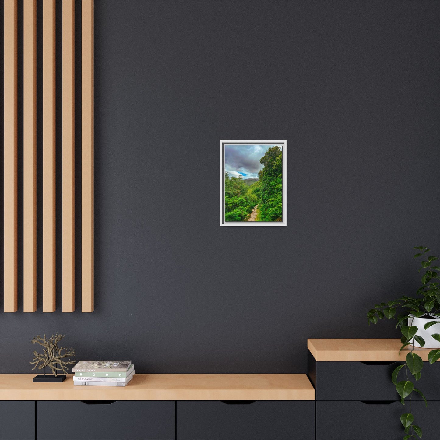 Torc Trail Matte Canvas, Framed (Multi-color)