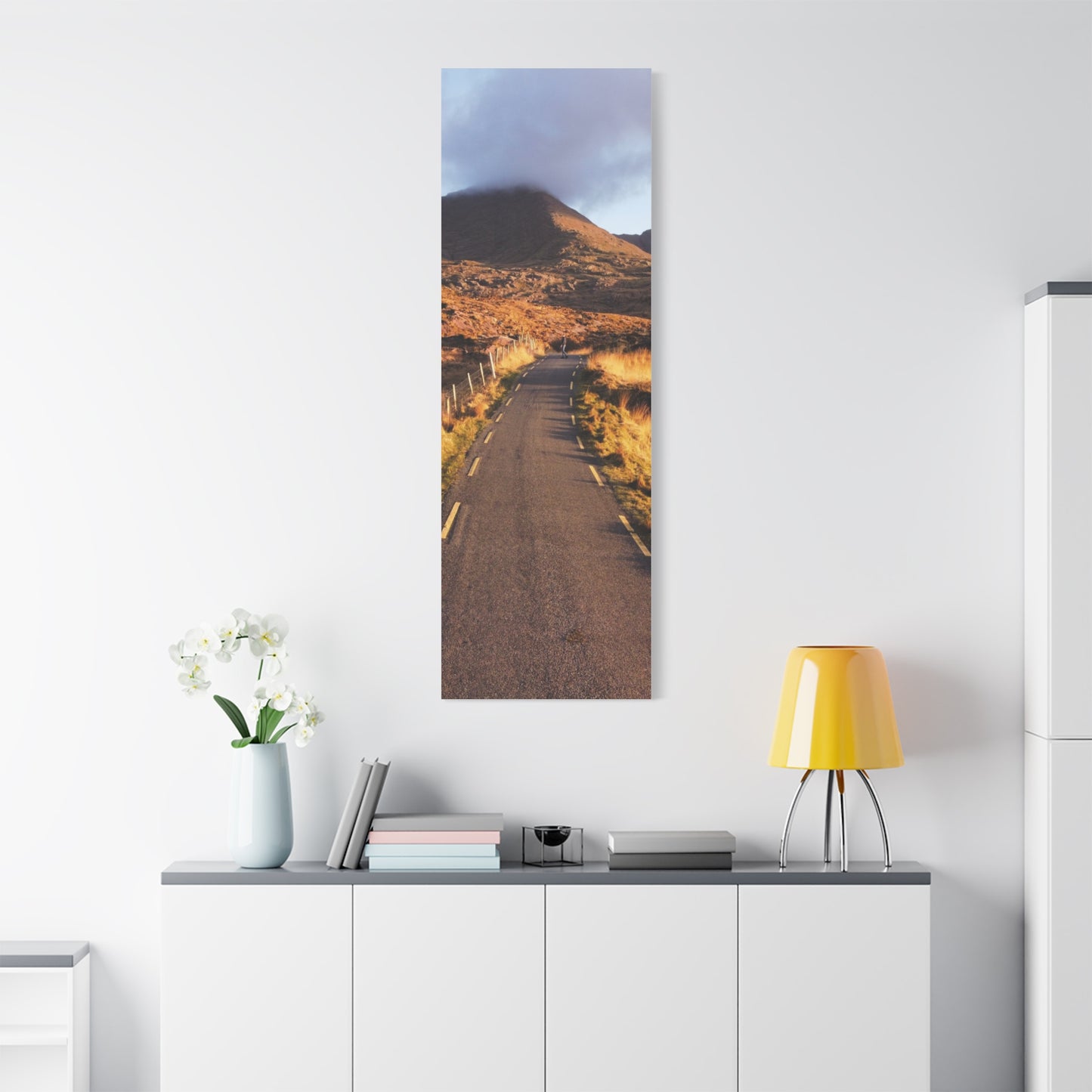 Sunset Road Matte Canvas, Stretched, 1.25"