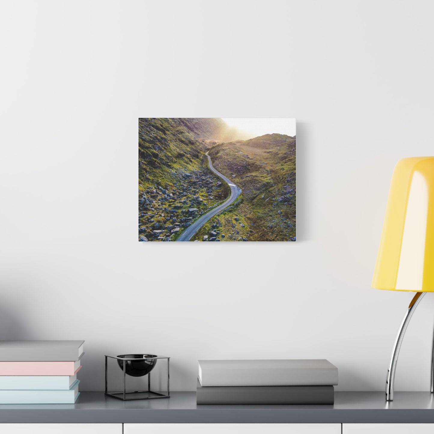 Valley Road Matte Canvas, Stretched, 1.25"