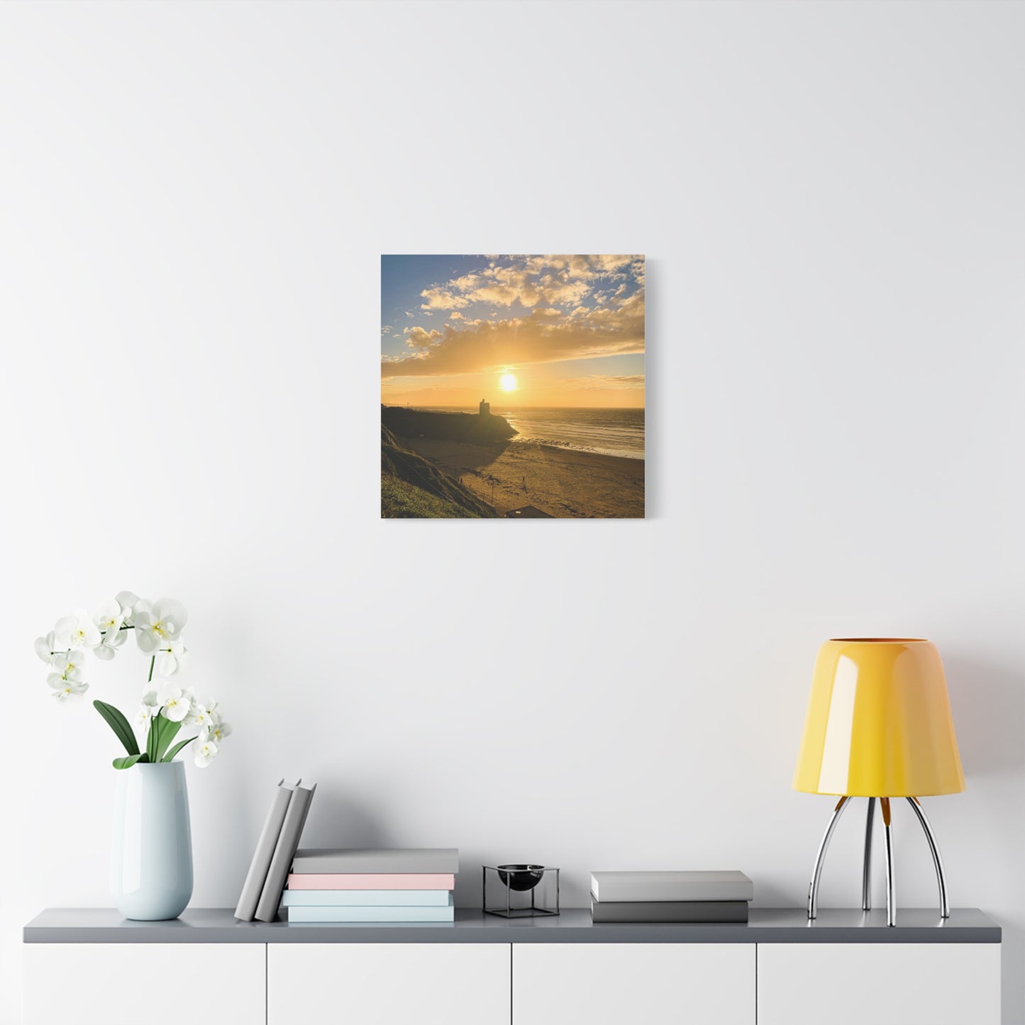Ballybunion Sunset Castle Matte Canvas, Stretched, 1.25"