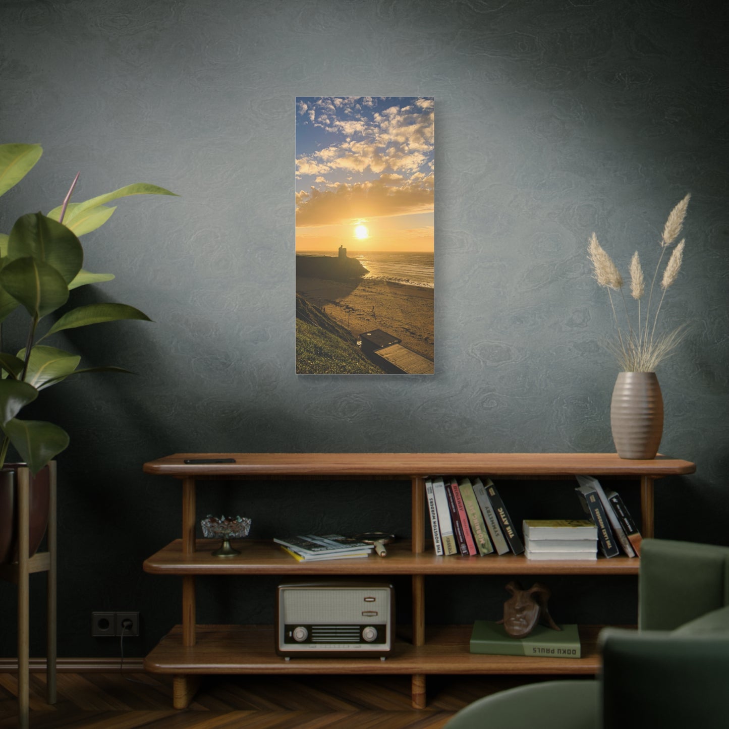 Ballybunion Sunset Castle Matte Canvas, Stretched, 1.25"