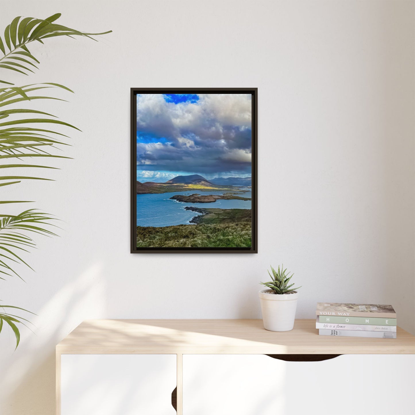 Unknown Mountain Matte Canvas, Framed (Multi-color)