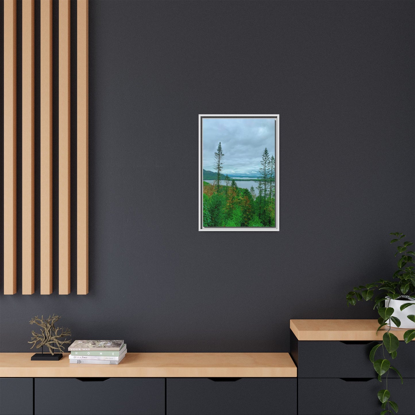 Torc Mountain Trail 2 Matte Canvas, Framed (Multi-color)