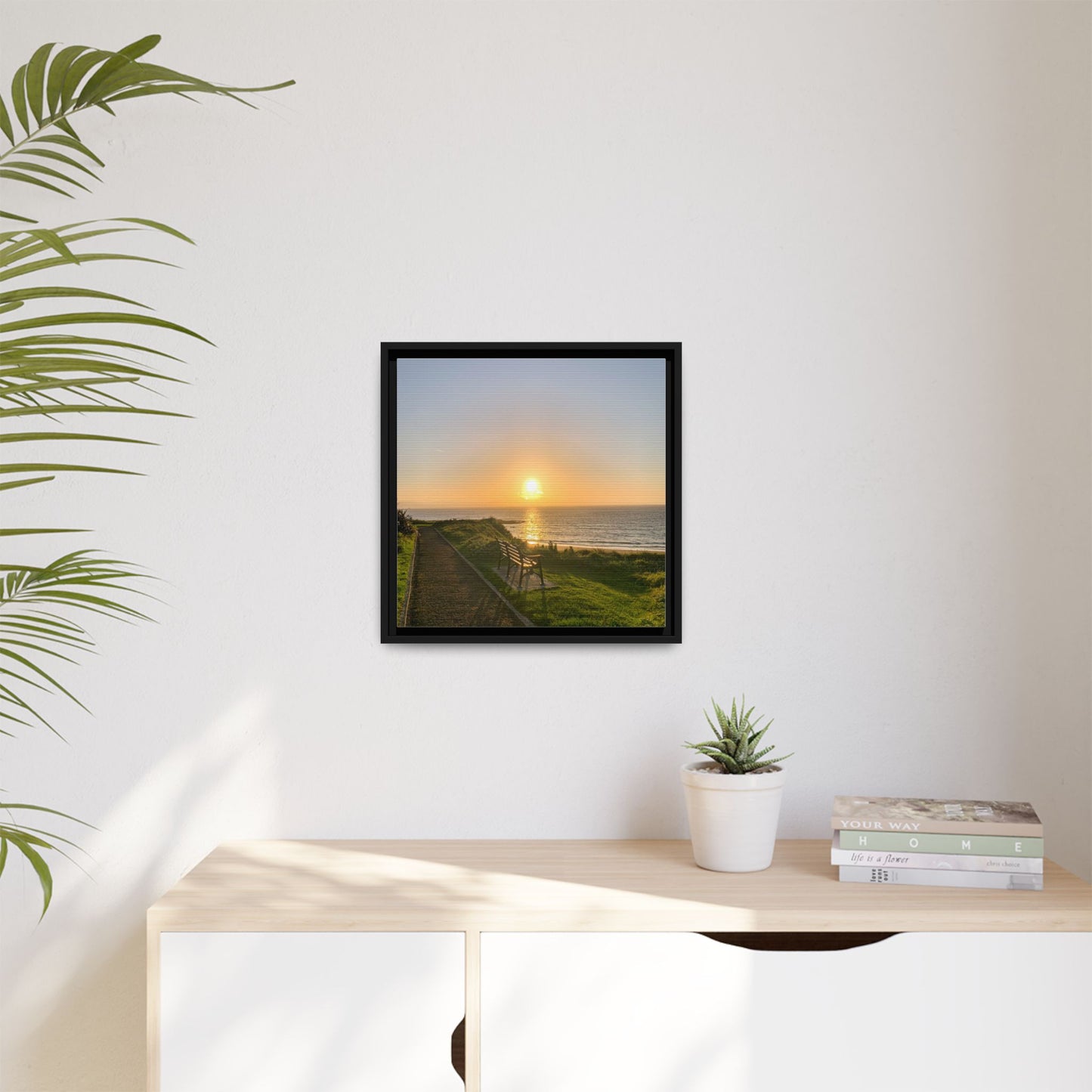 Sunset in Ballybunion 2 Matte Canvas, Framed (Multi-color)