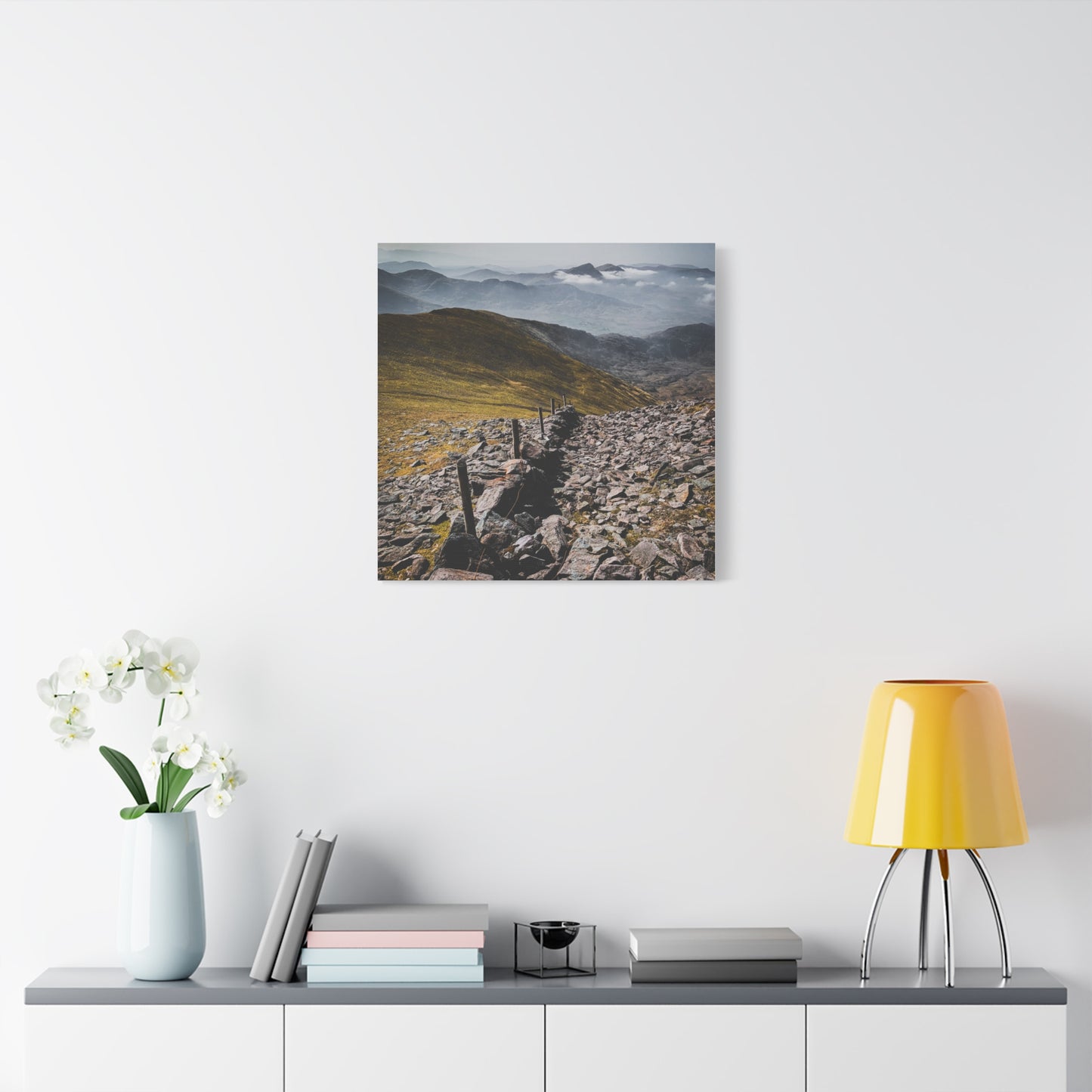 Wall in Mountains Matte Canvas, Stretched, 1.25"