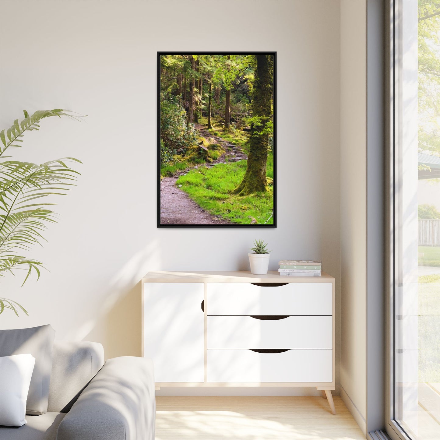 Torc Trail Matte Canvas, Framed (Multi-color)