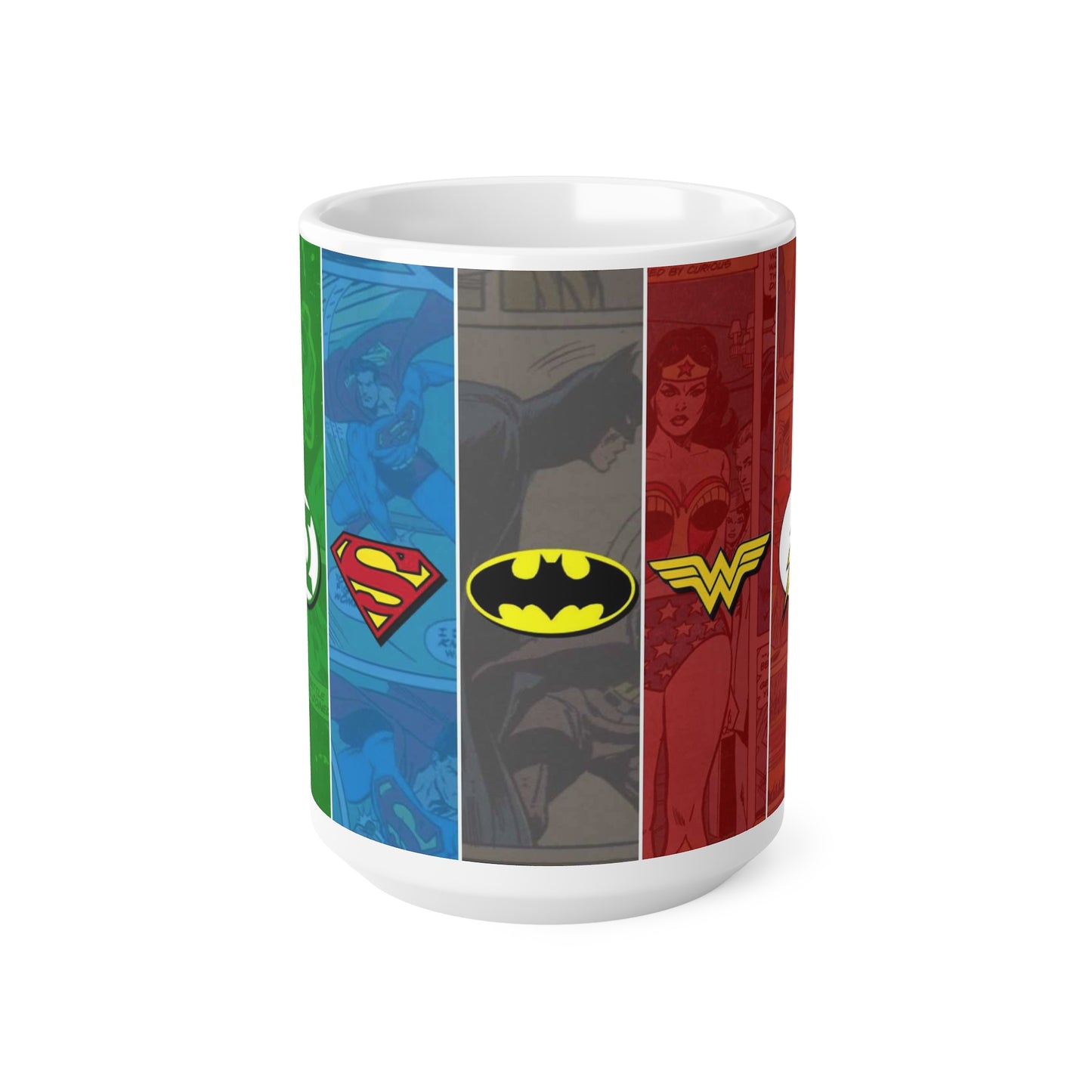 Superhero Ceramic Coffee Cups - 11oz & 15oz - Perfect Gift for Comic Fans