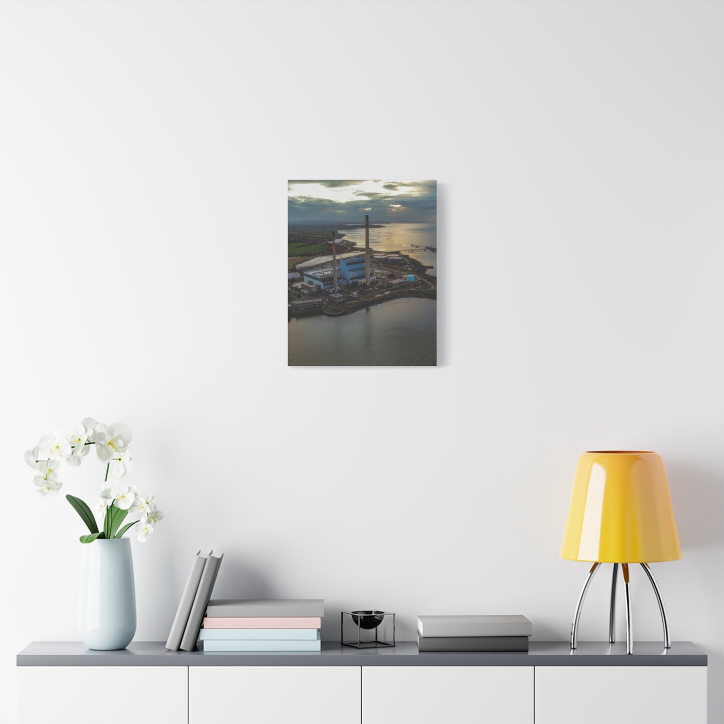 Tarbert Power Station Matte Canvas, Stretched, 1.25"