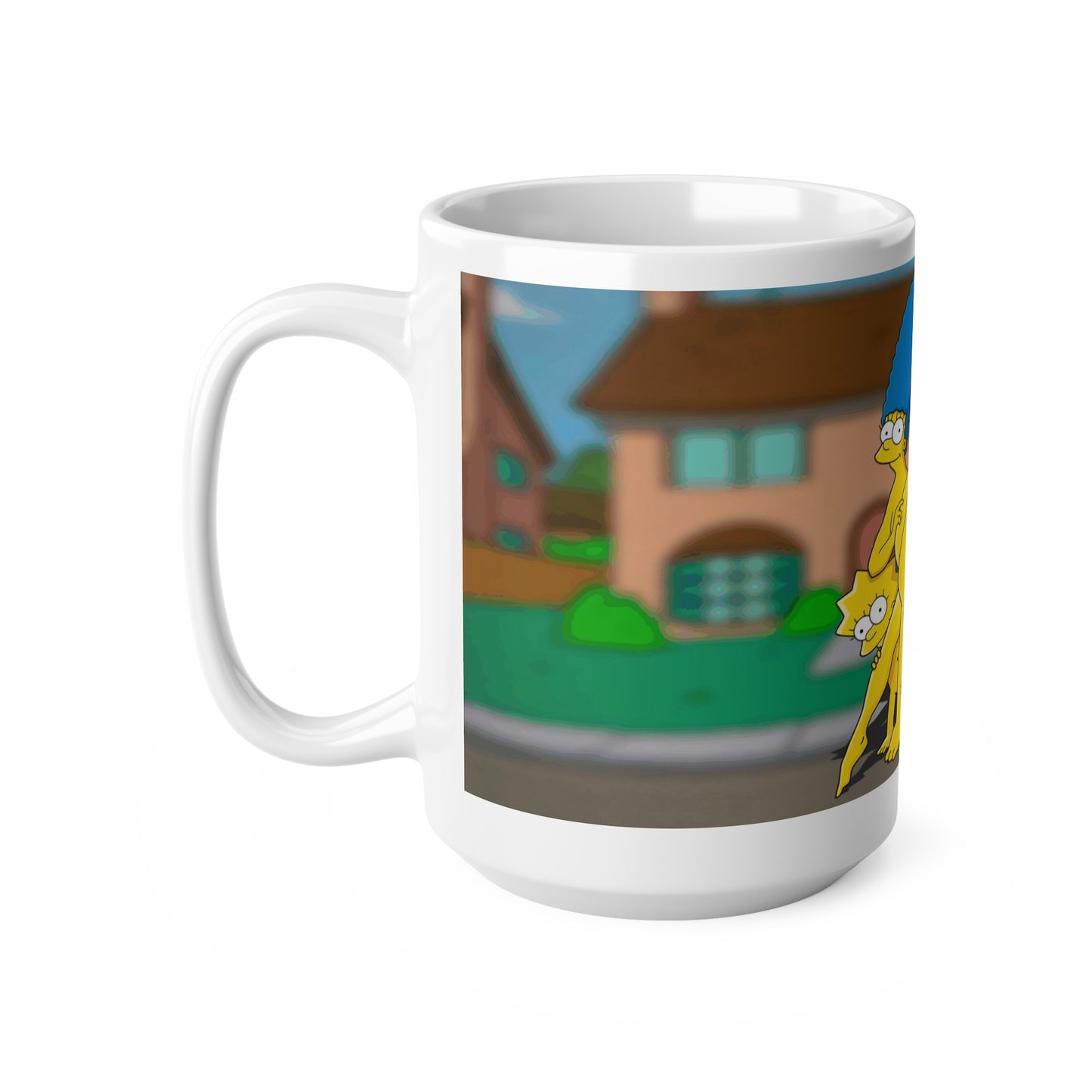 Funny Family Mug - Cartoon Style Coffee Cups, 11oz & 15oz - Unique Gift for Fans