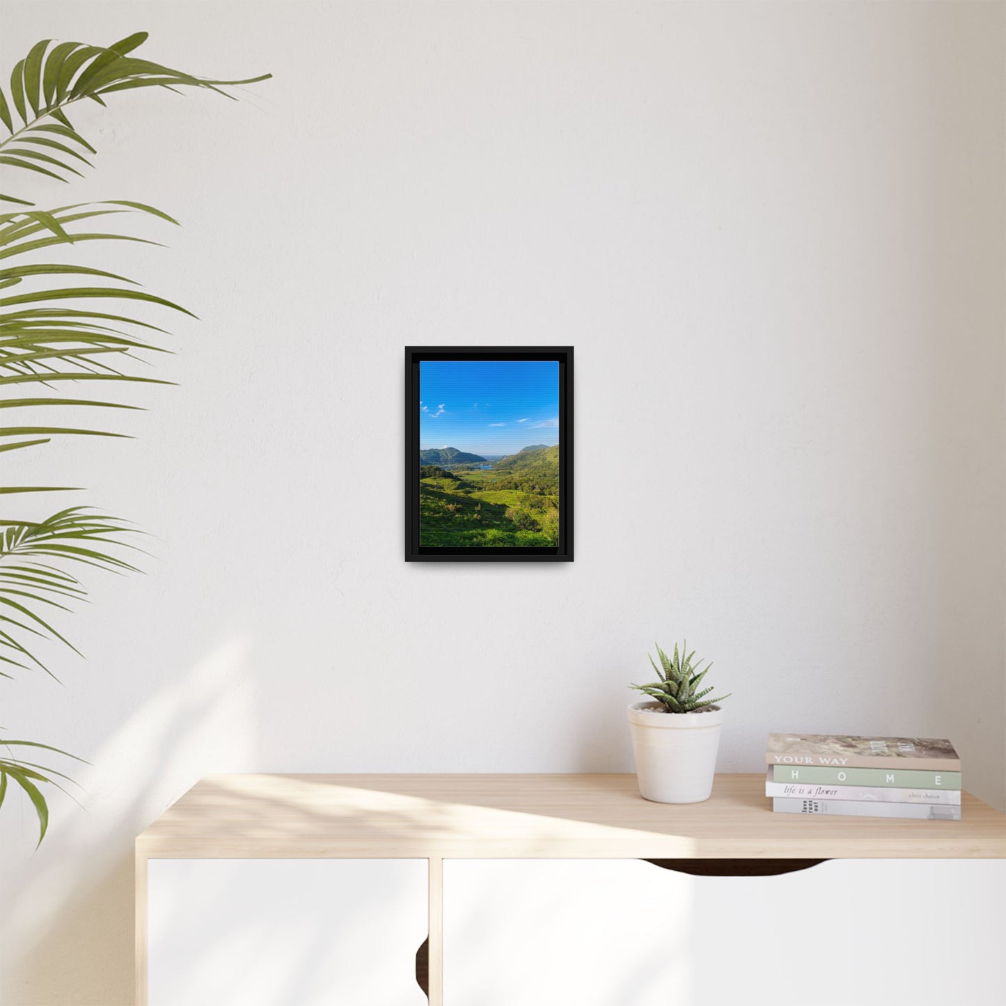 Beautiful Ladies View Matte Canvas, Framed (Multi-color)