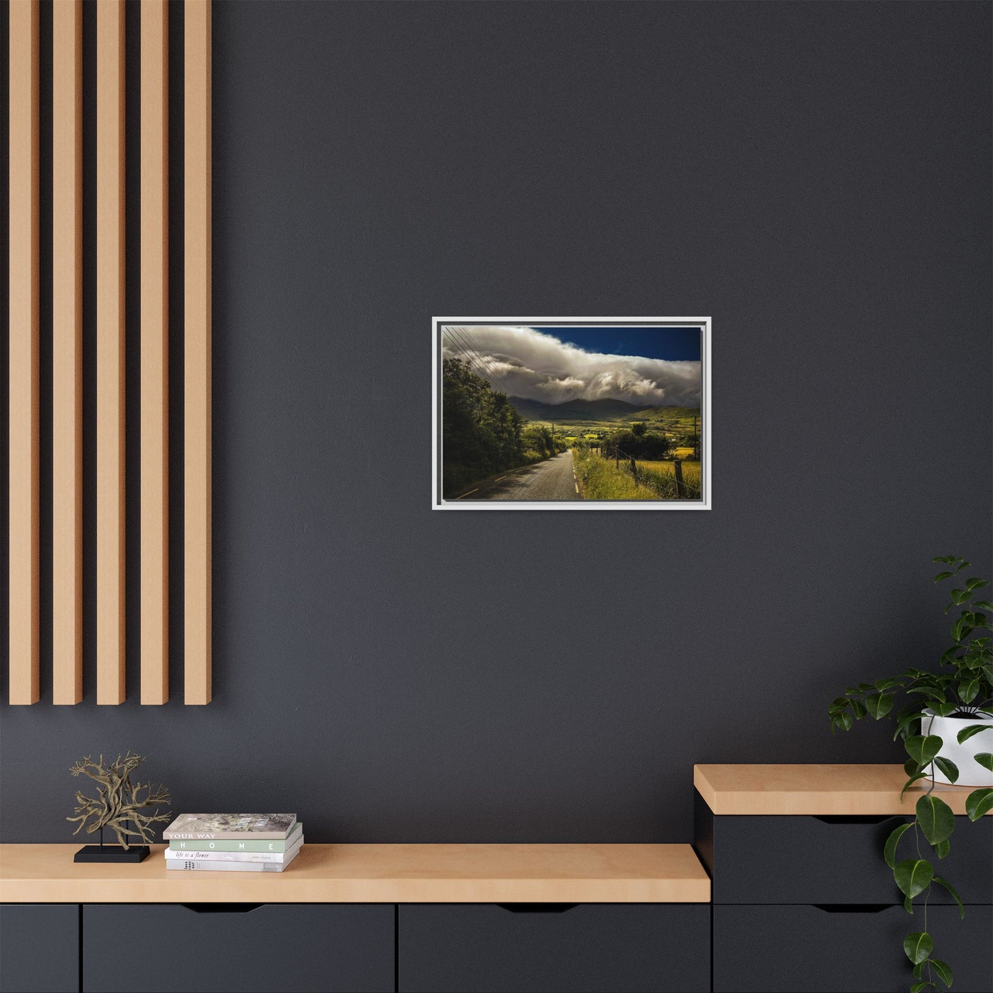 Somewhere In Kerry Matte Canvas, Framed (Multi-color)