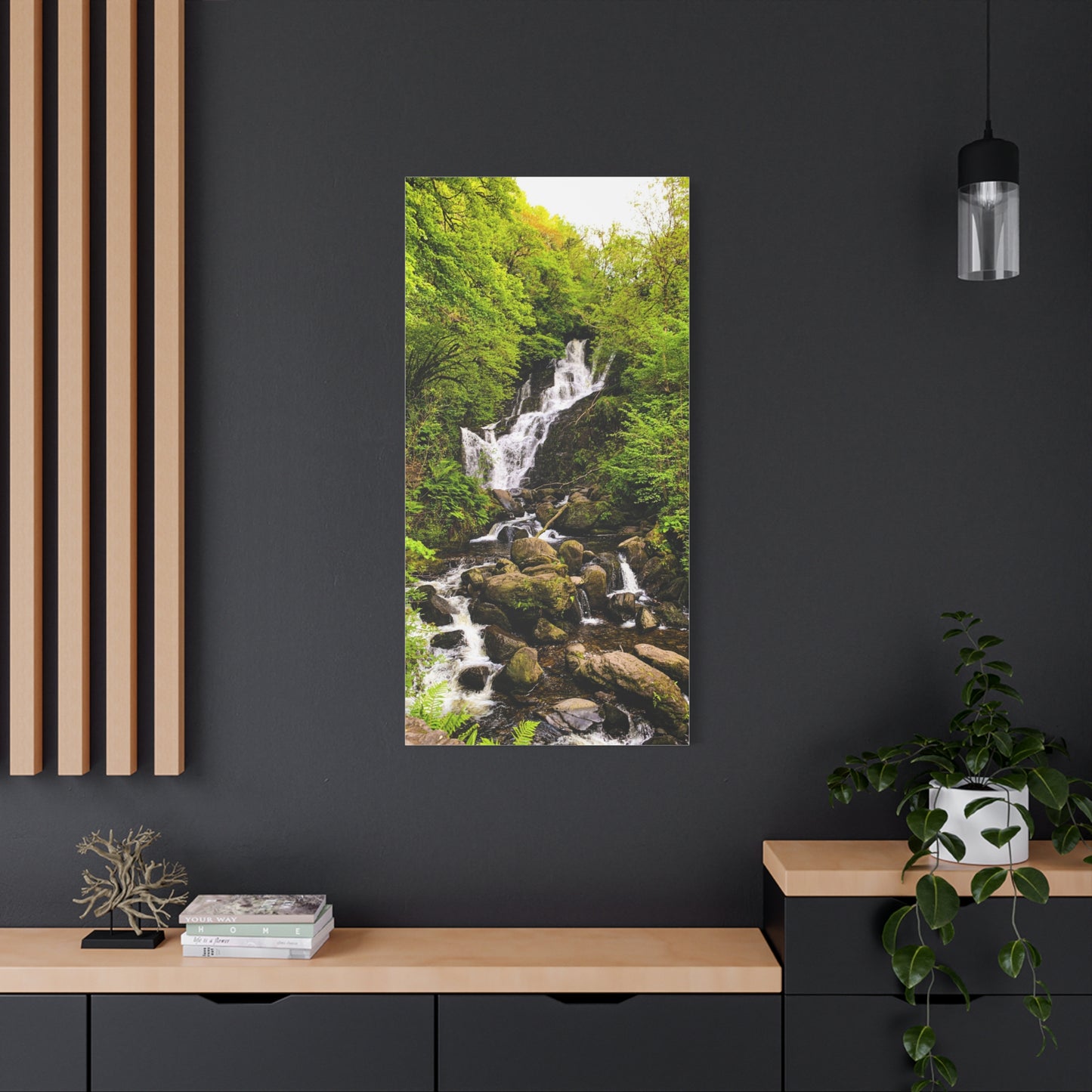 Torc waterfall Matte Canvas, Stretched, 1.25"