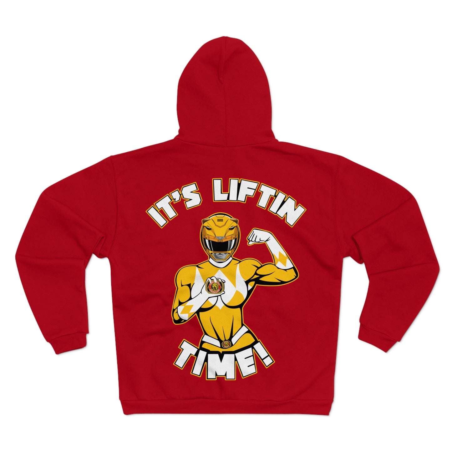 It's Liftin' Time Unisex Hooded Zip Sweatshirt - Fitness & Powerlifting Motivational Hoodie