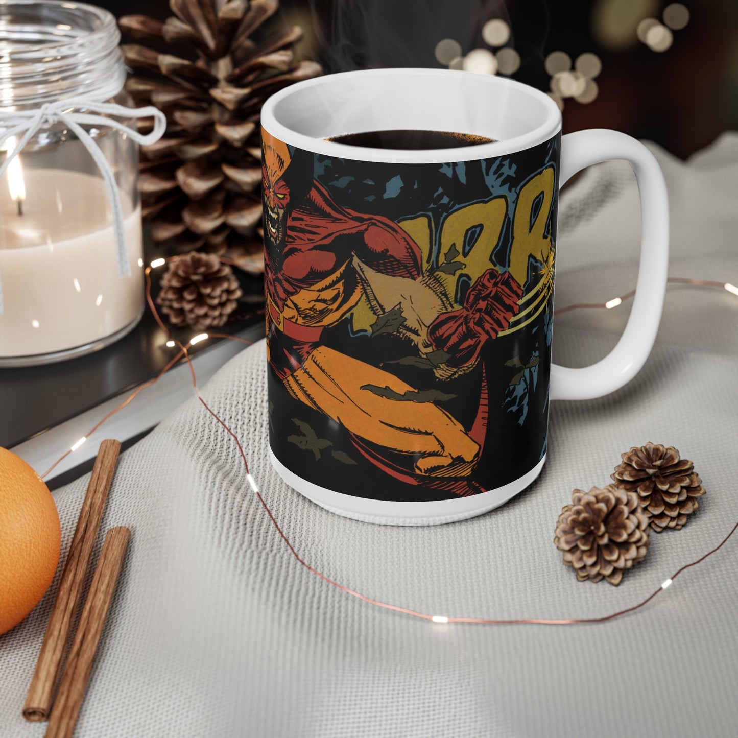 Comic Book Hero Ceramic Coffee Mug - 11oz & 15oz