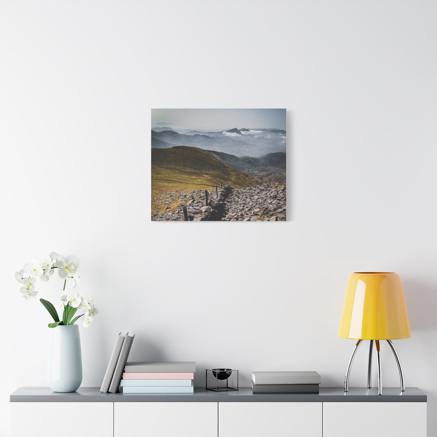 Wall in Mountains Matte Canvas, Stretched, 1.25"