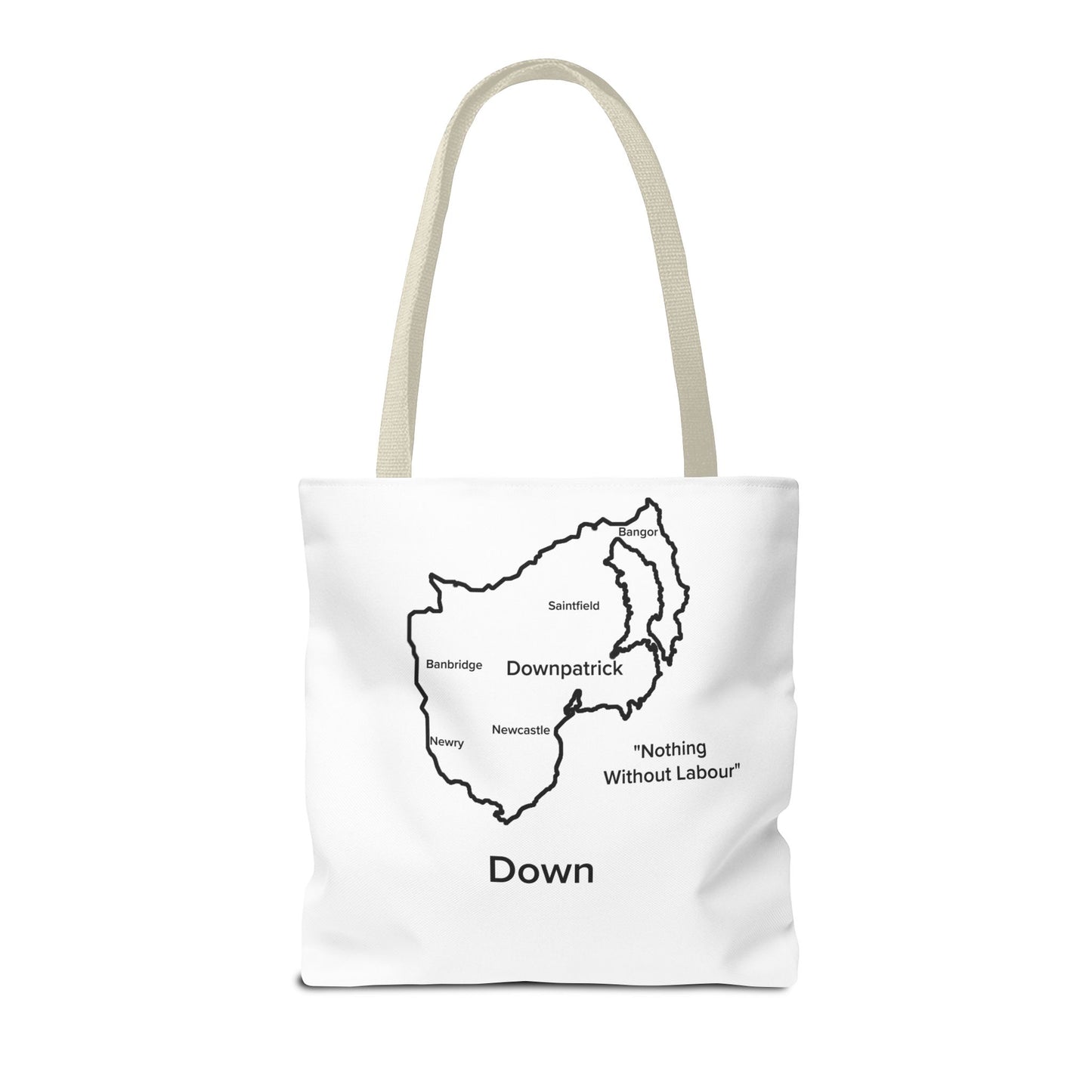 Down Tote Bag White Edition