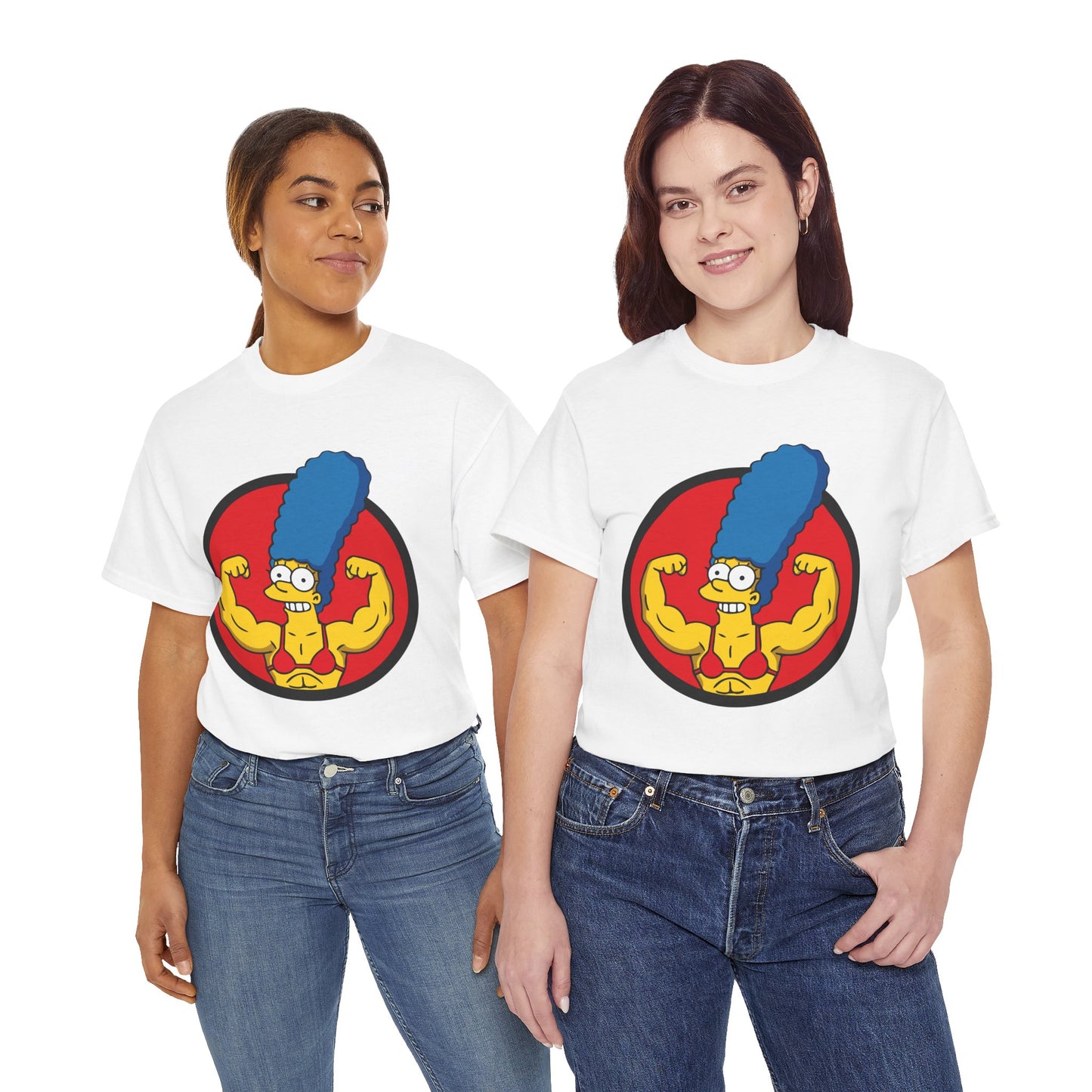 Muscular Marge Unisex Heavy Cotton Tee