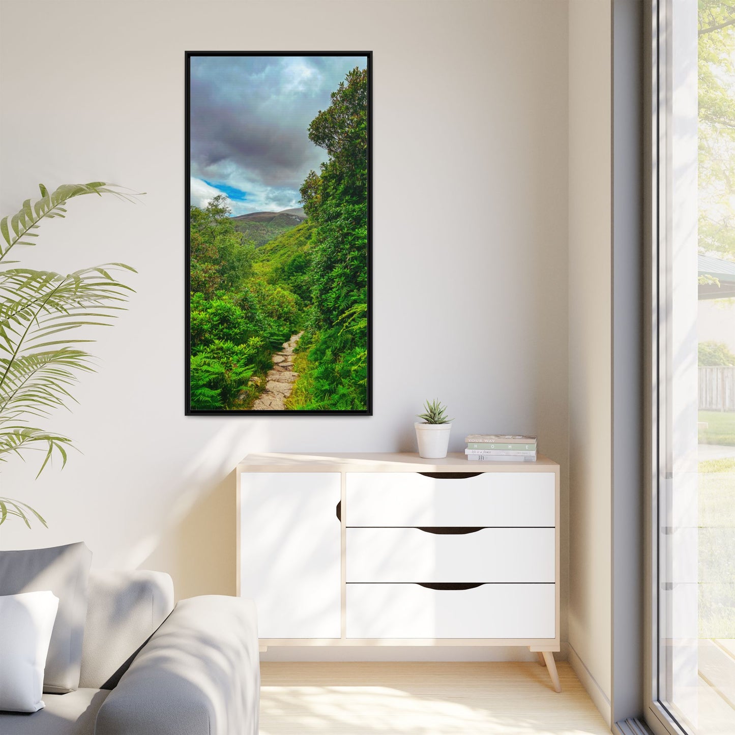 Torc Trail Matte Canvas, Framed (Multi-color)