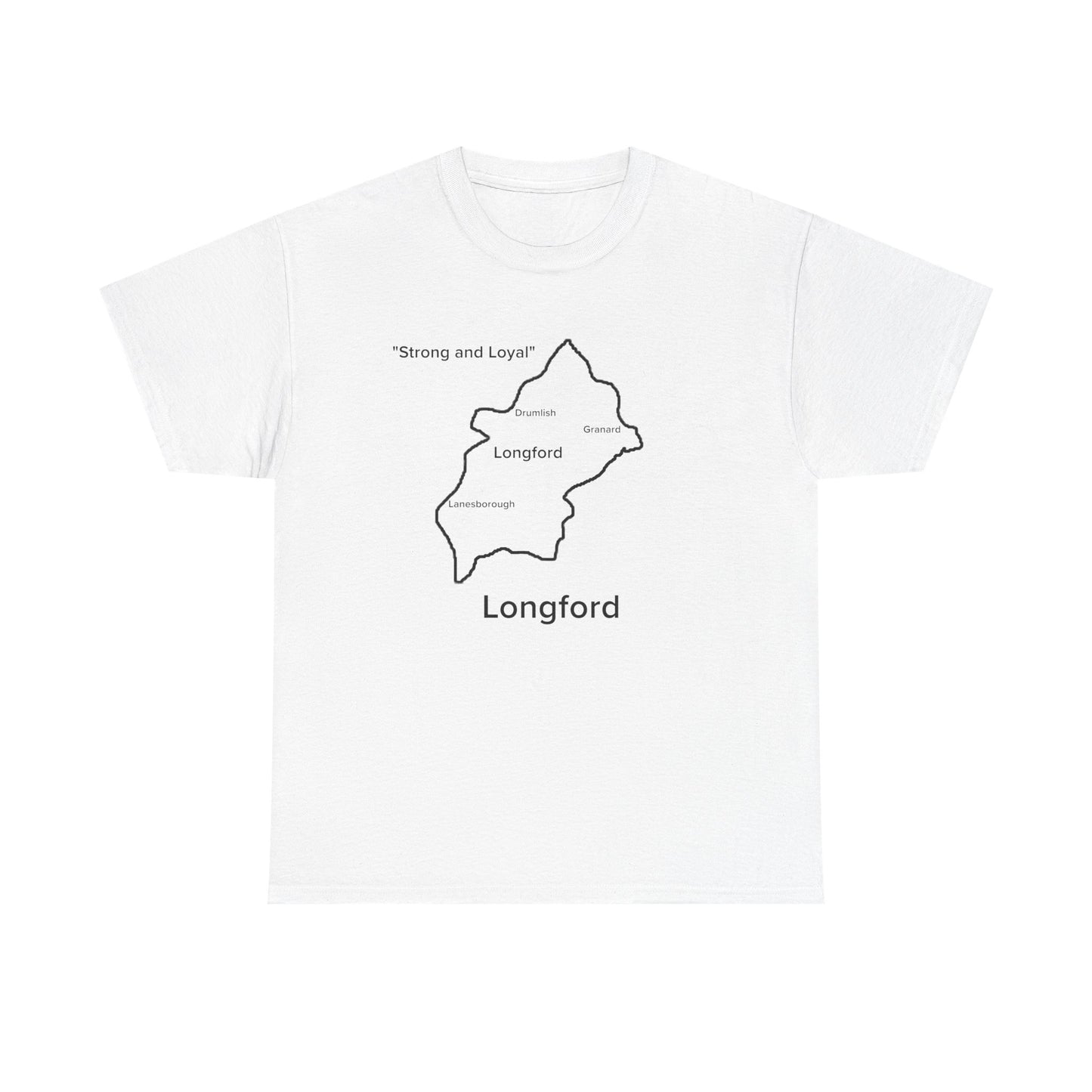 Longford Unisex Heavy Cotton Tee White Edition