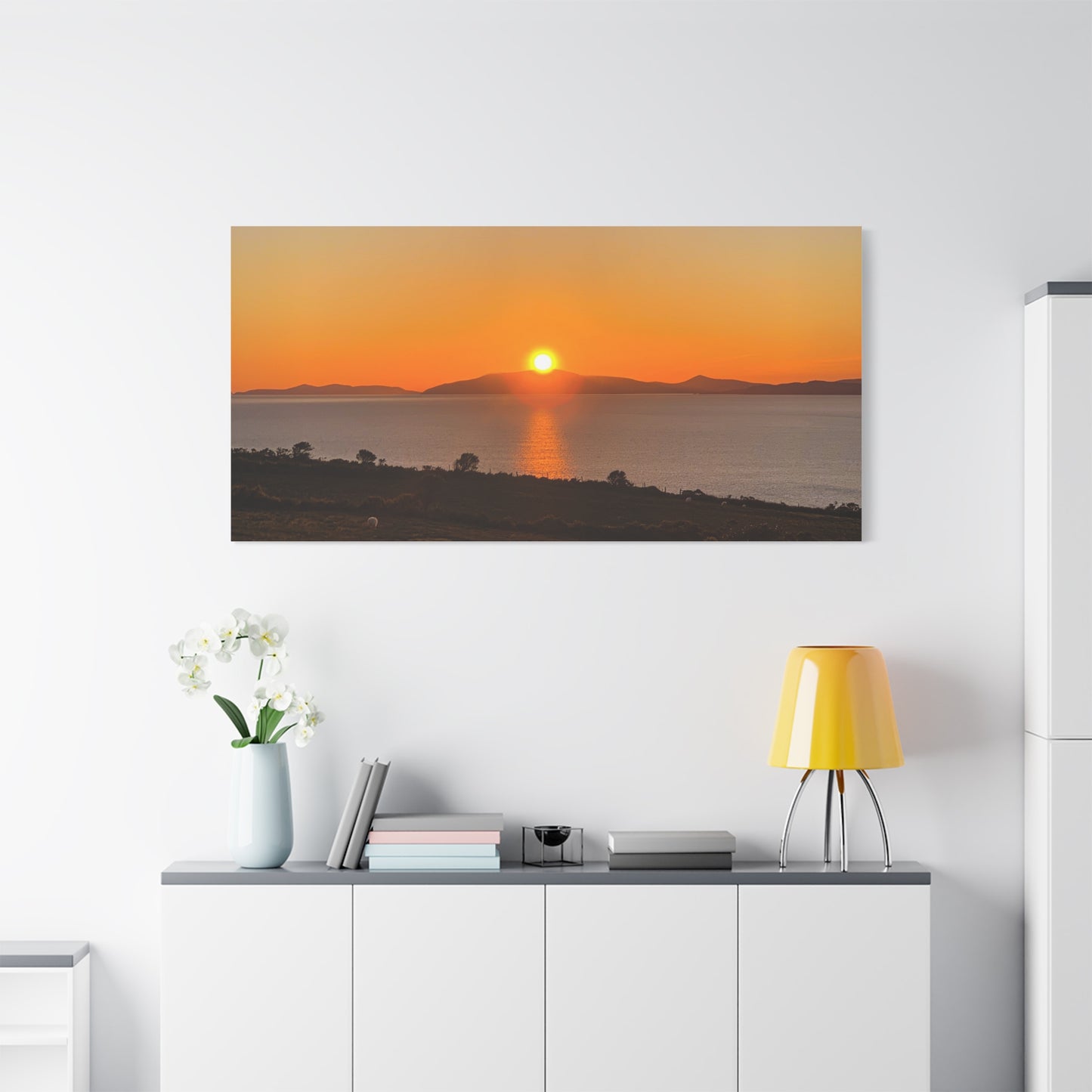 Sunset Ring of Kerry Matte Canvas, Stretched, 1.25"