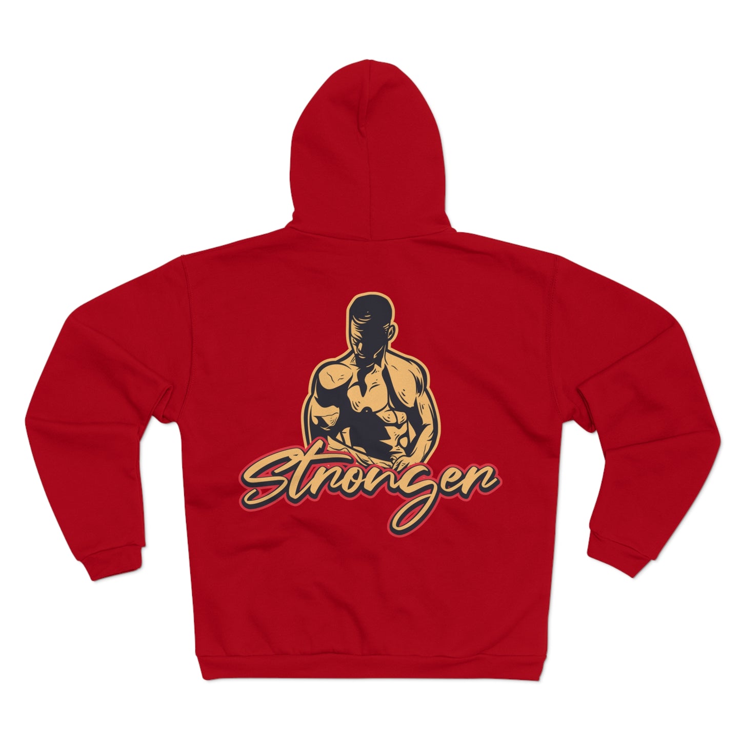 Strongman Unisex Hooded Zip Sweatshirt - Empower Your Workouts