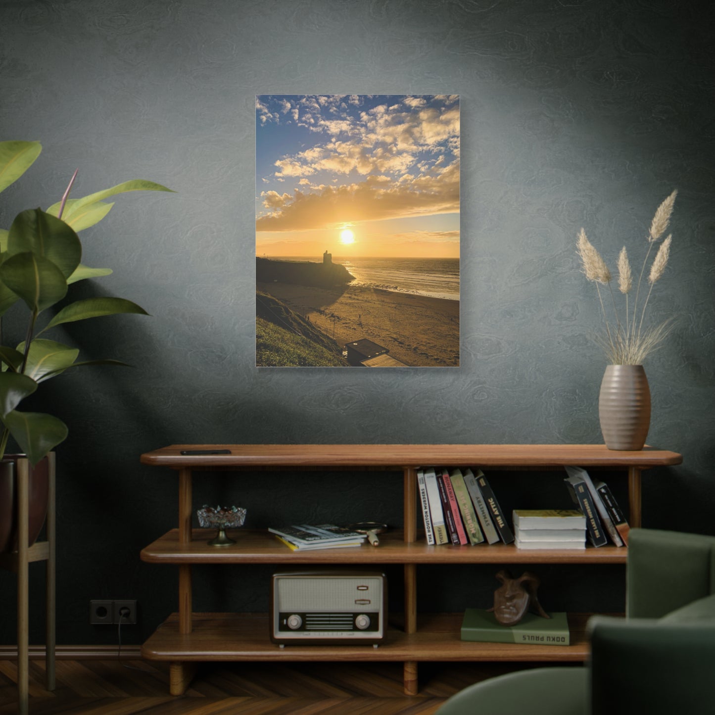 Ballybunion Sunset Castle Matte Canvas, Stretched, 1.25"